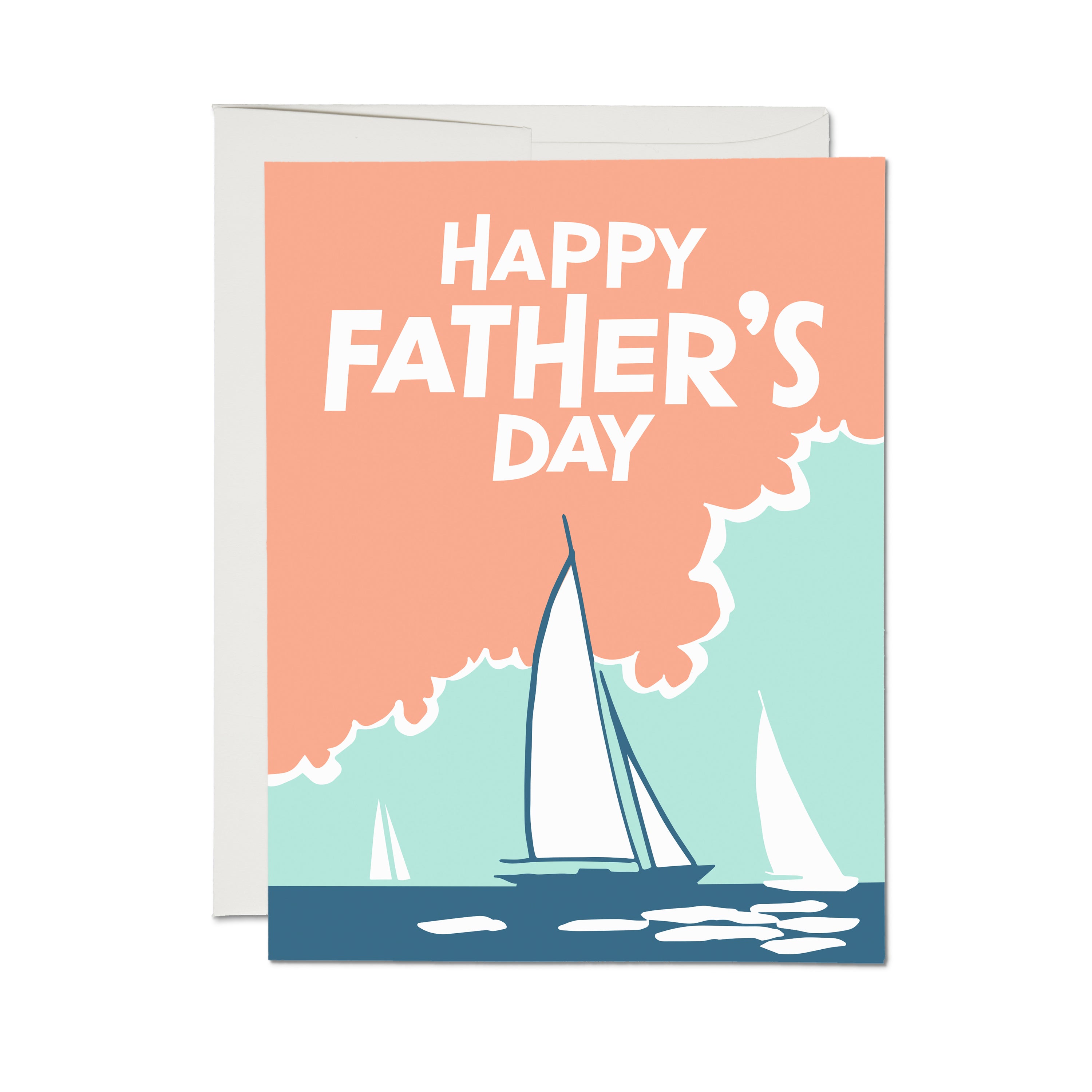 Sailing greeting card