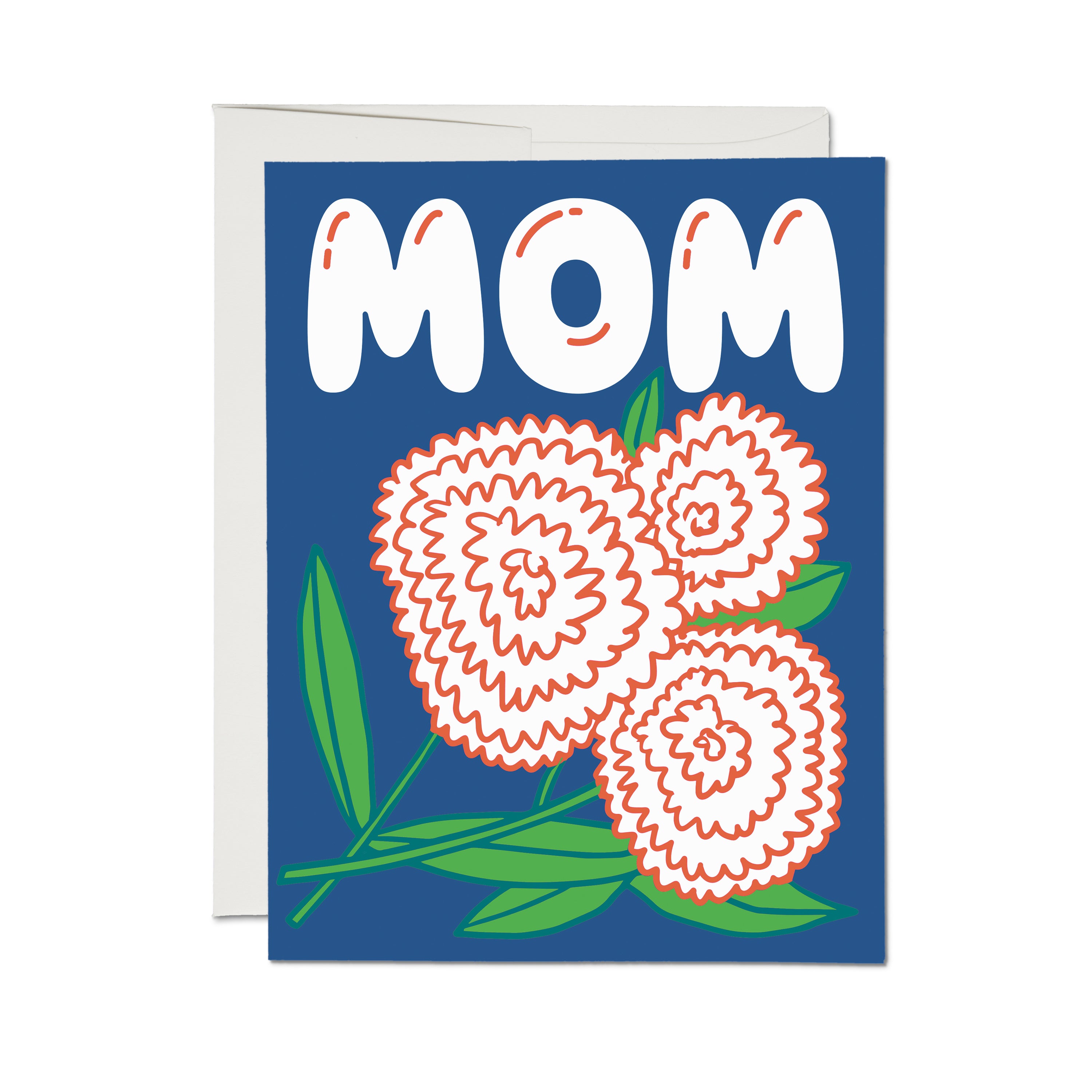 Zinnia Mom greeting card