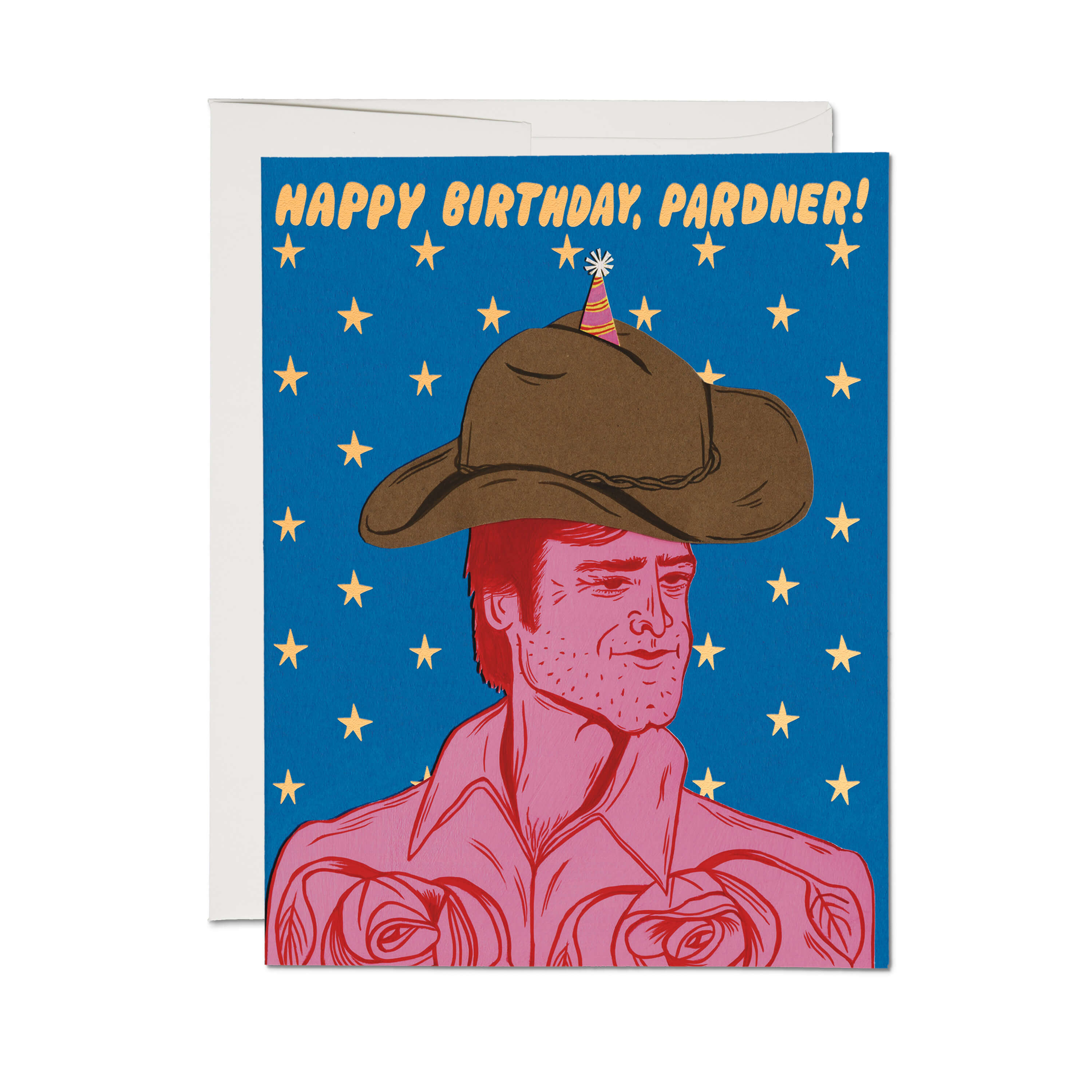 Birthday Pardner greeting card Single
