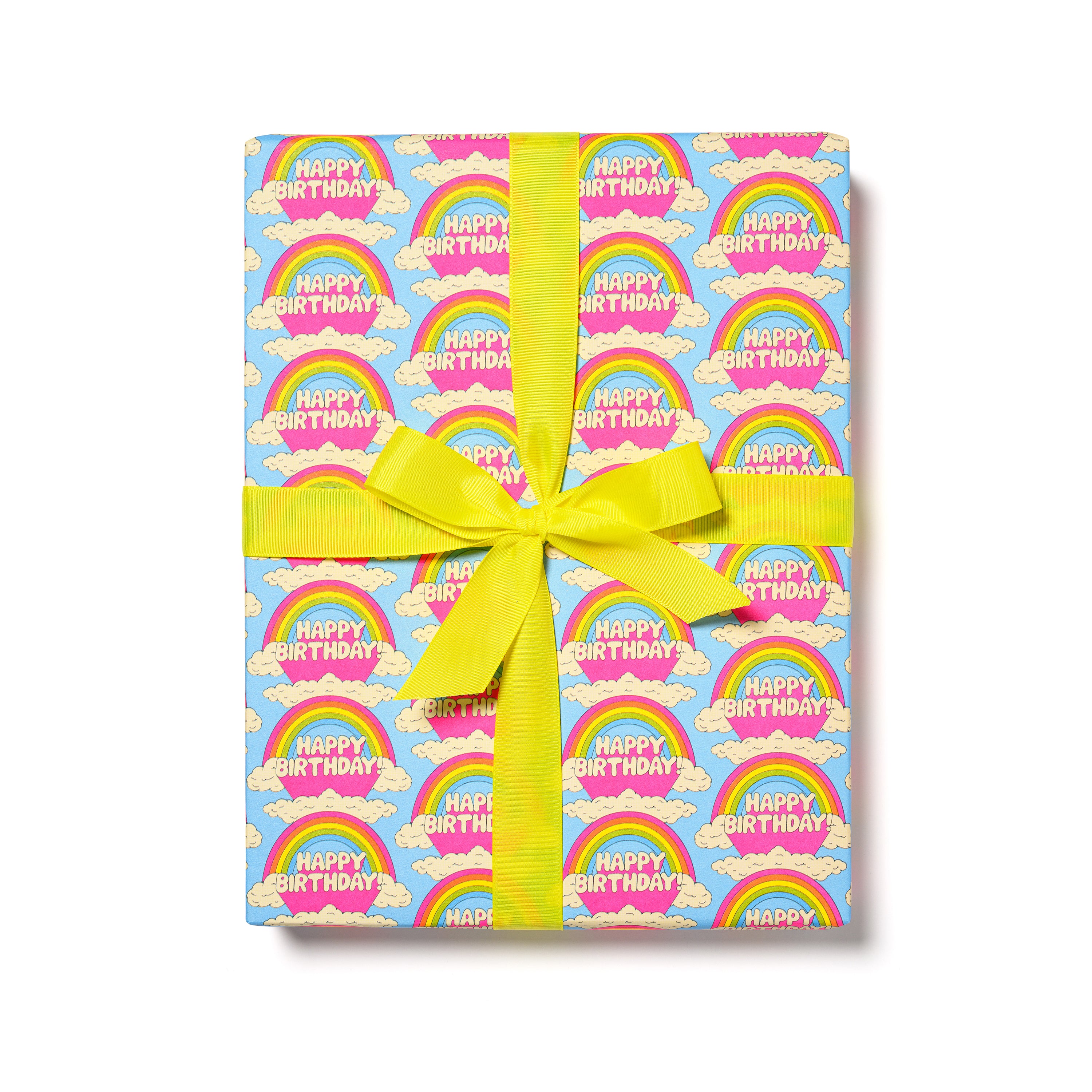 All Over Rainbows wrapping paper