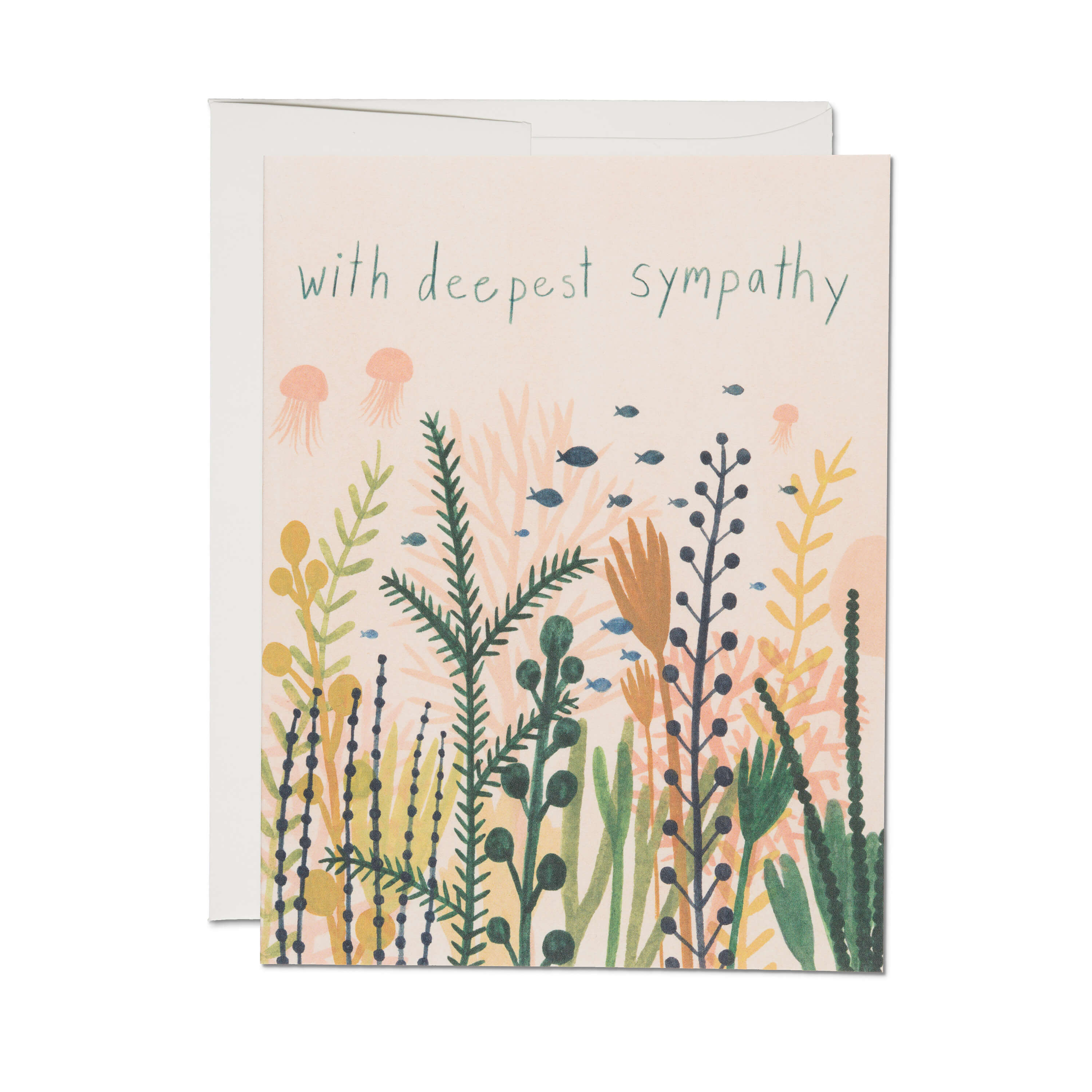 Underwater Sympathy greeeting card Single