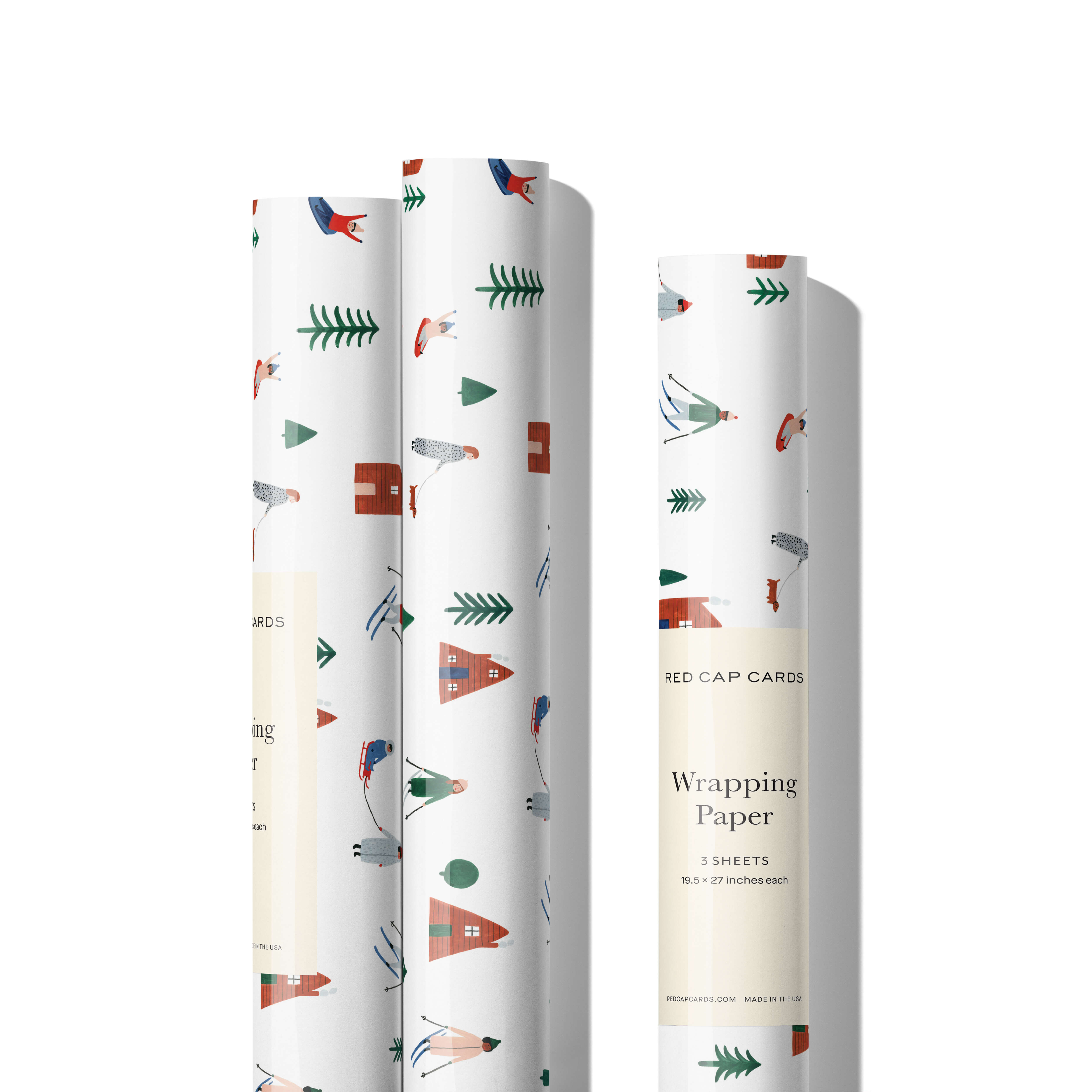 Snow Day wrapping paper Single
