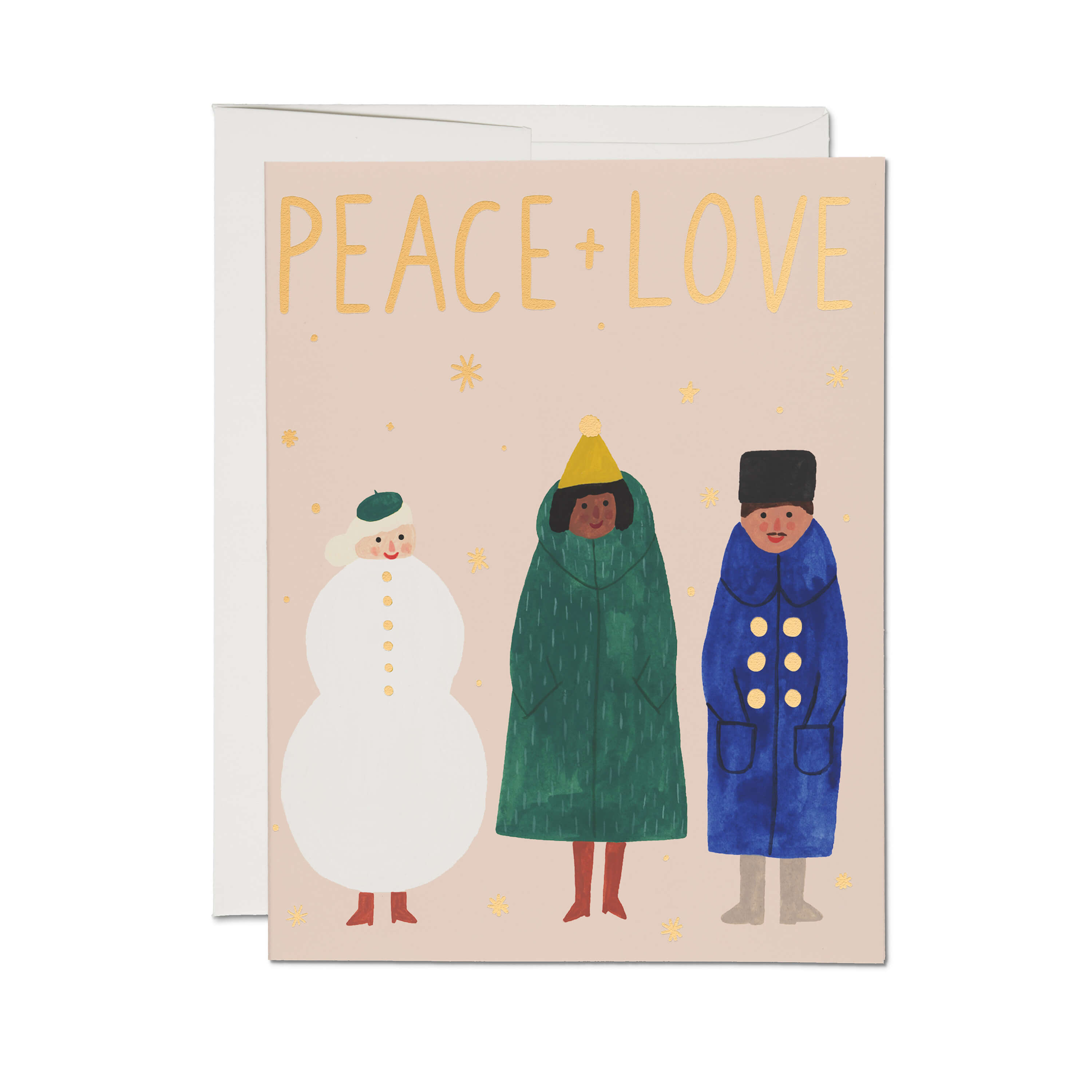 Xmas Friends greeting card Single
