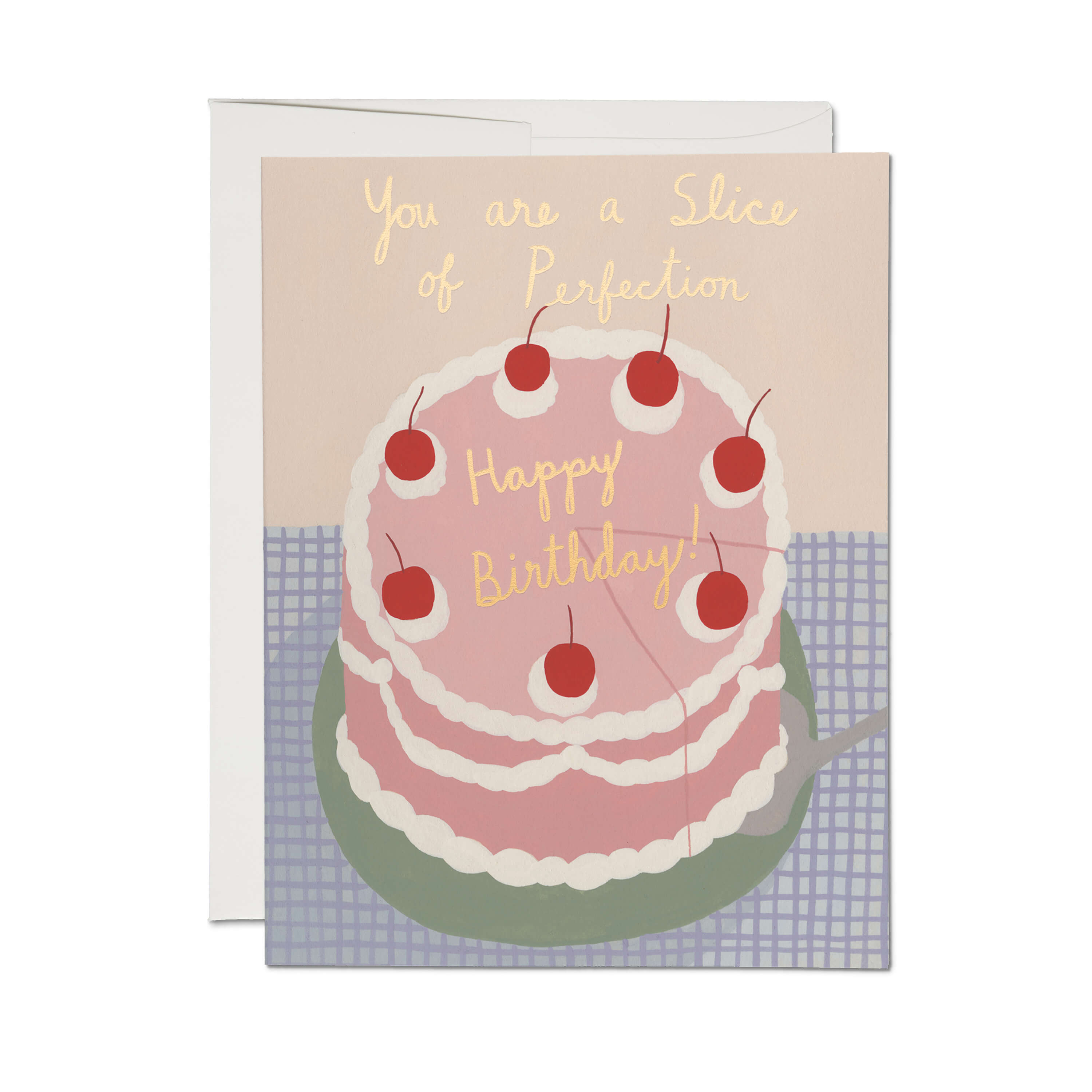 Slice of Perfection greeting card Single