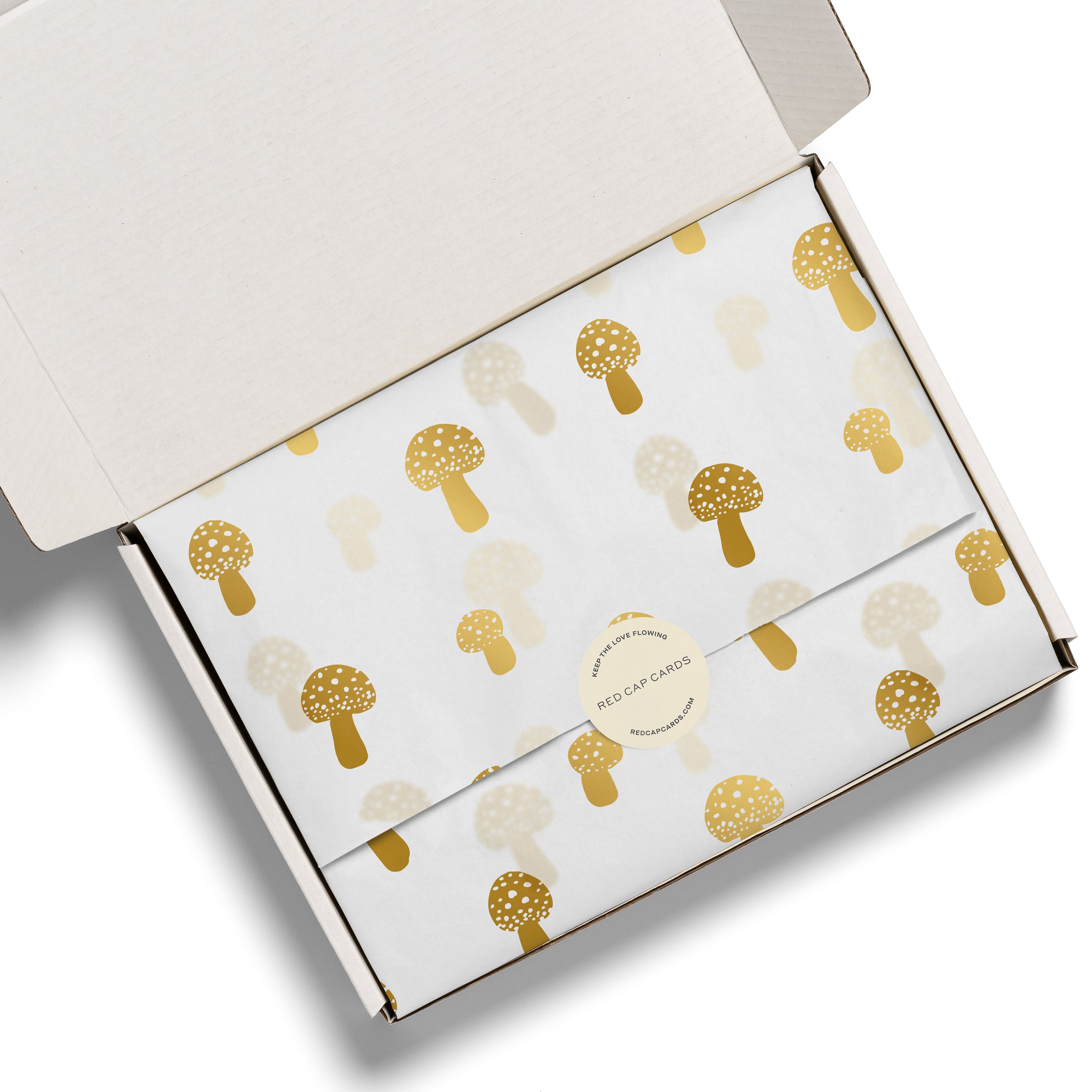 Tiny Mushrooms tissue paper paper