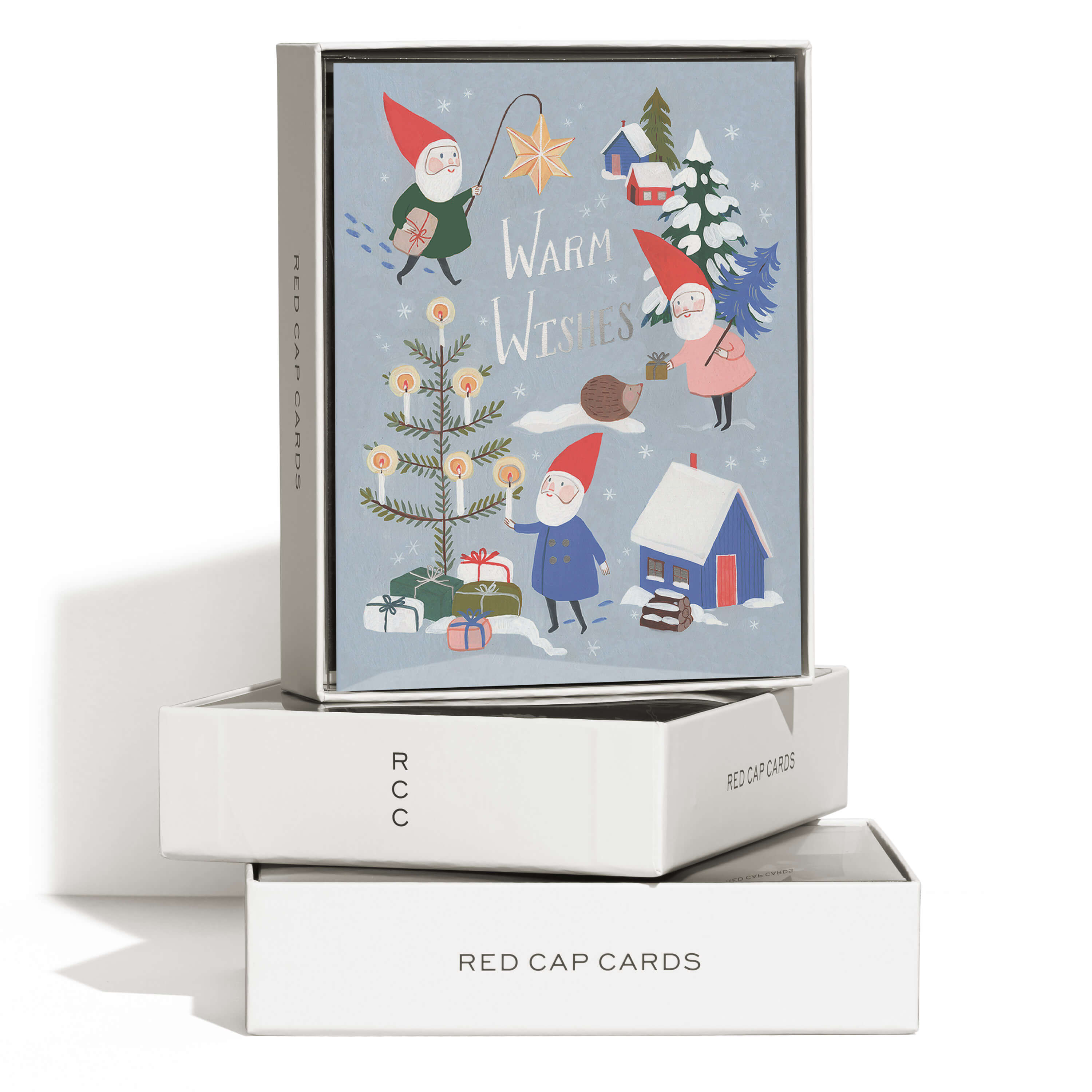 Holiday Gnomes greeting card