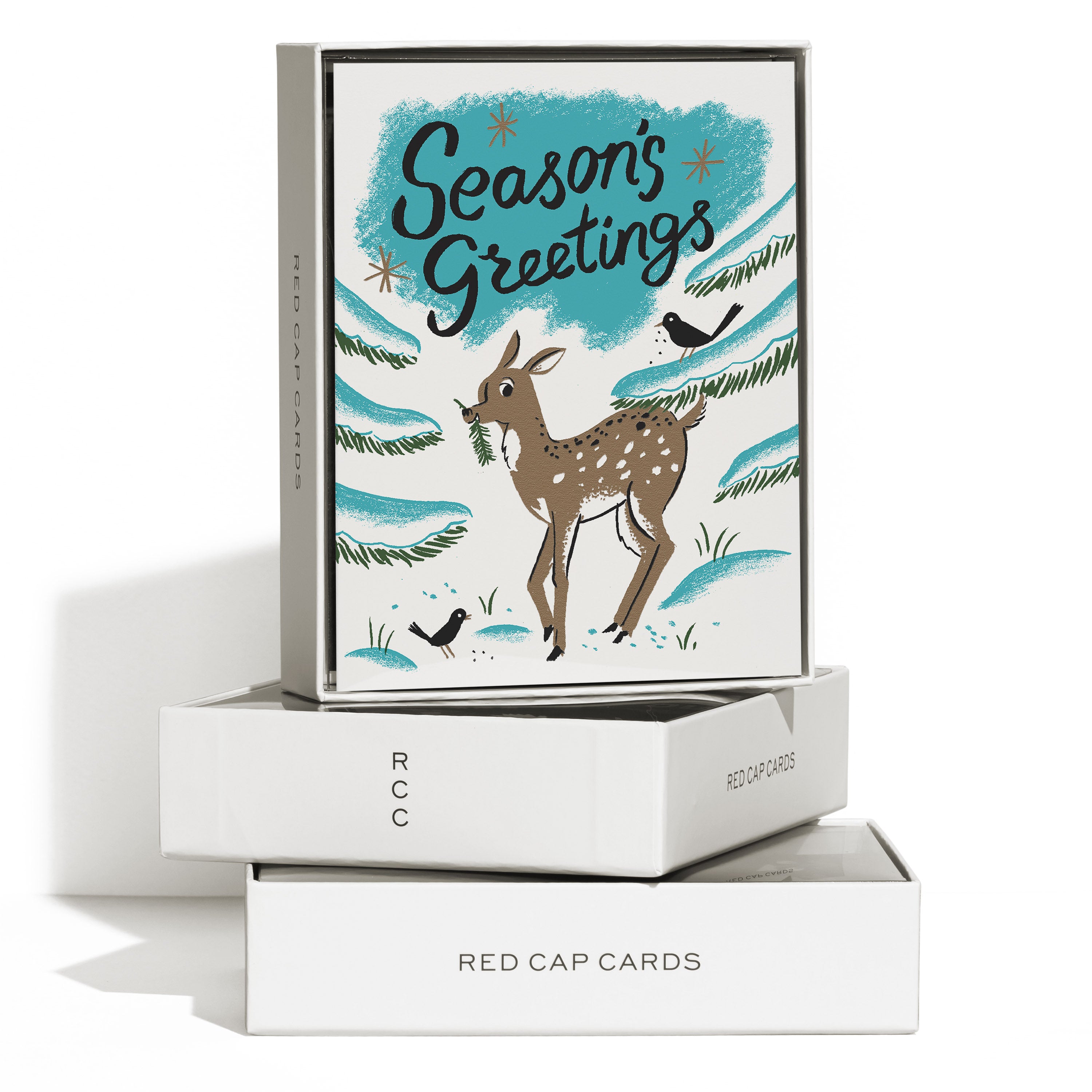 Winter Deer greeting card