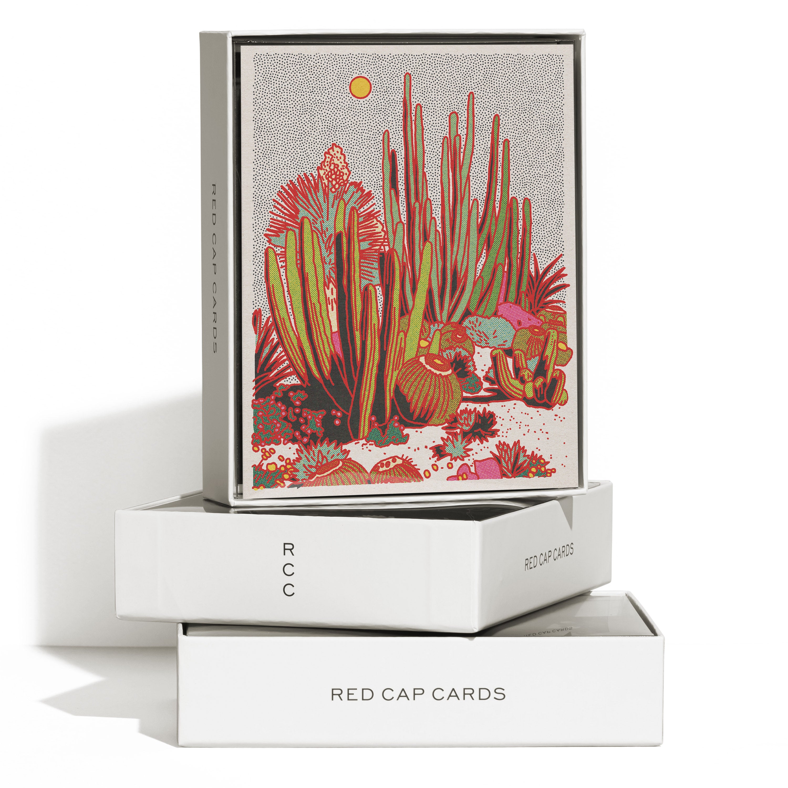 Cactus Scene greeting card