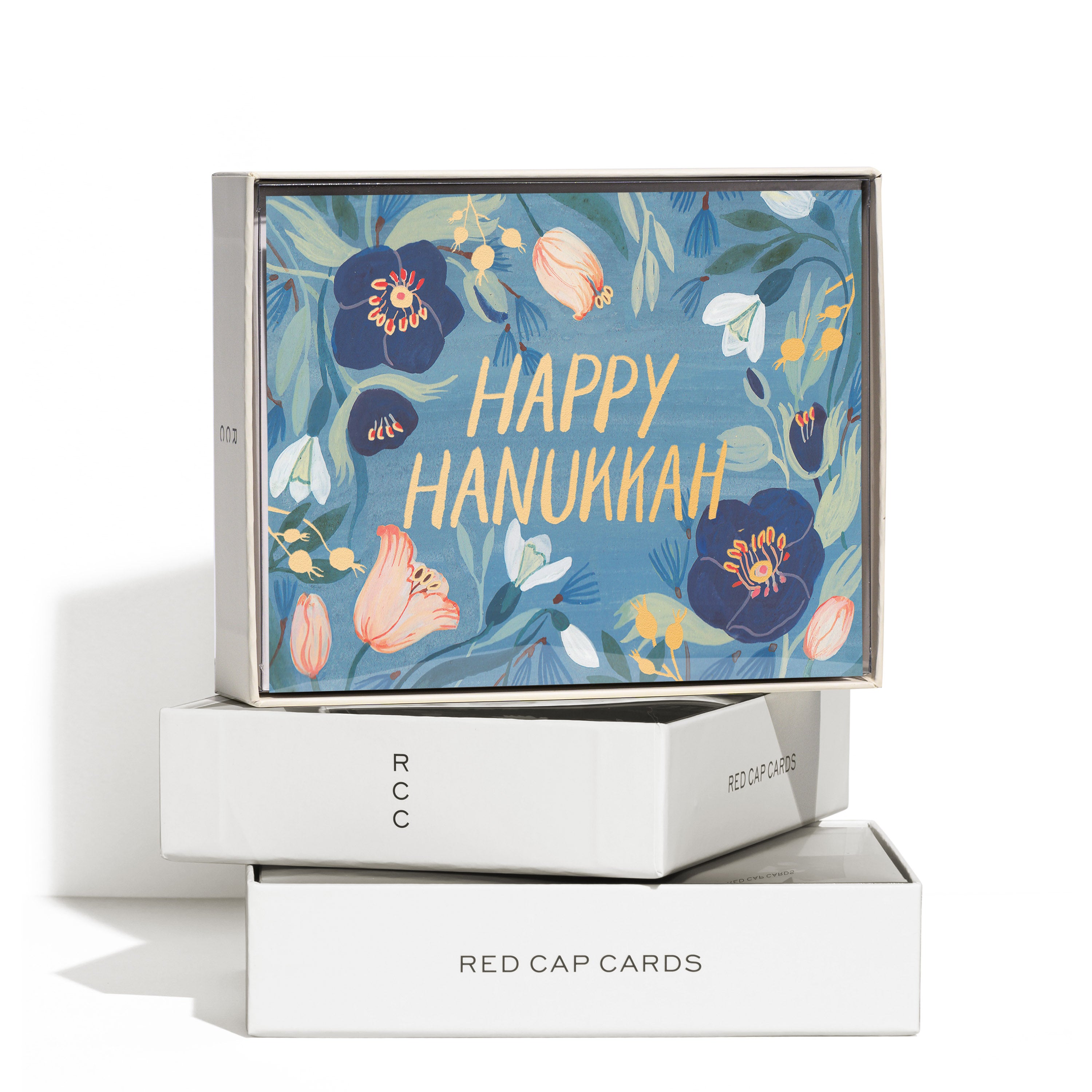 Hanukkah Flowers greeting card