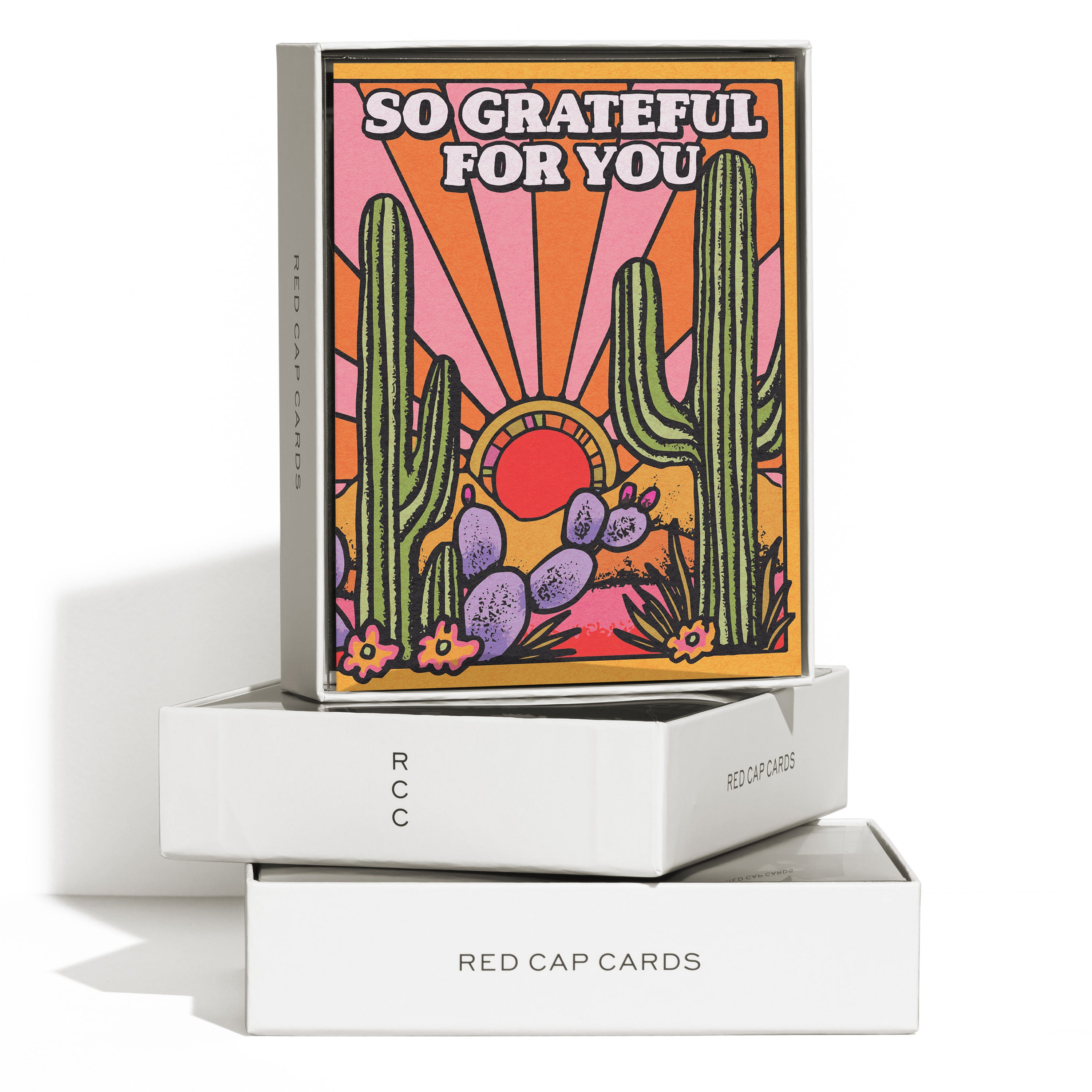 Grateful Cacti greeting card