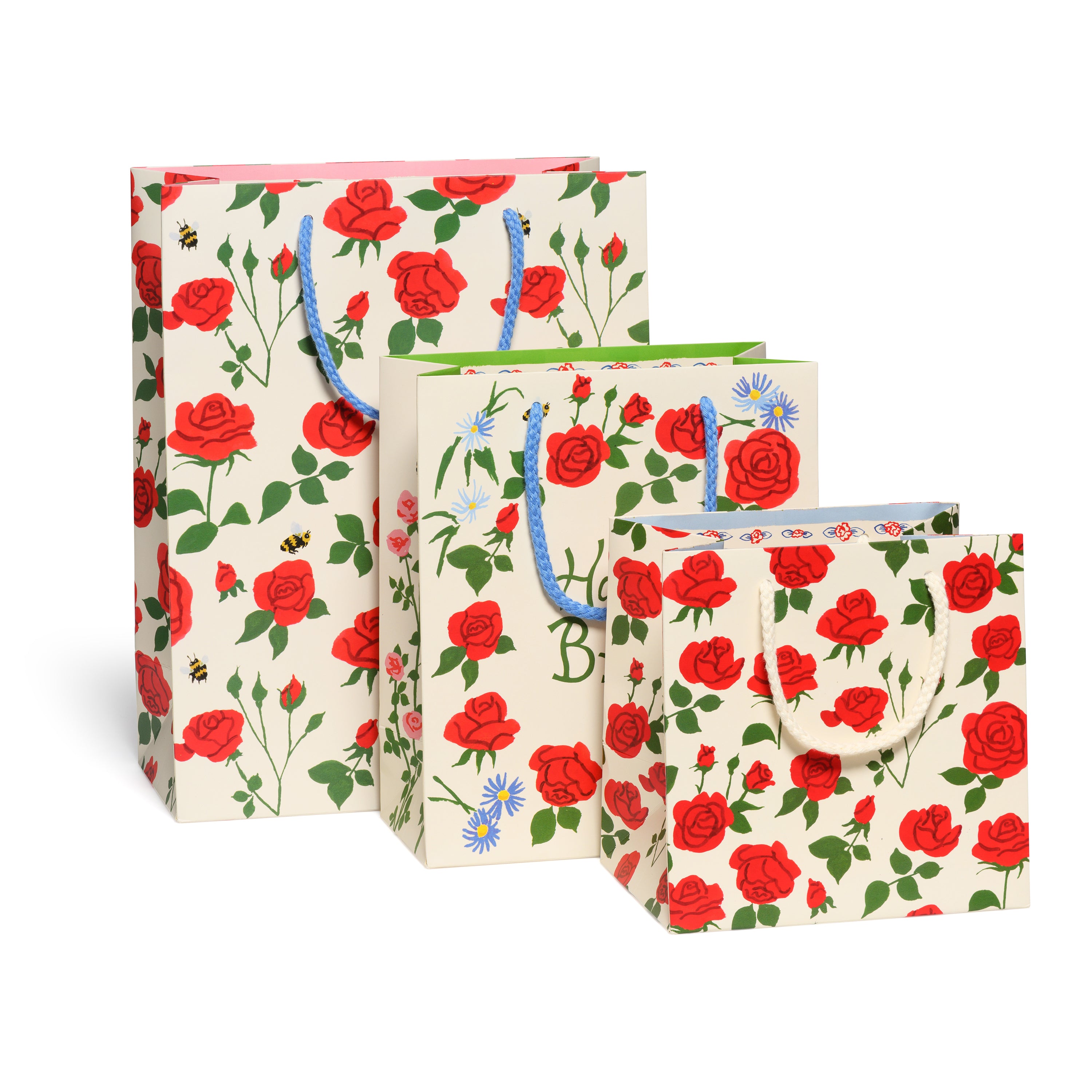 Blooming Roses large gift bag