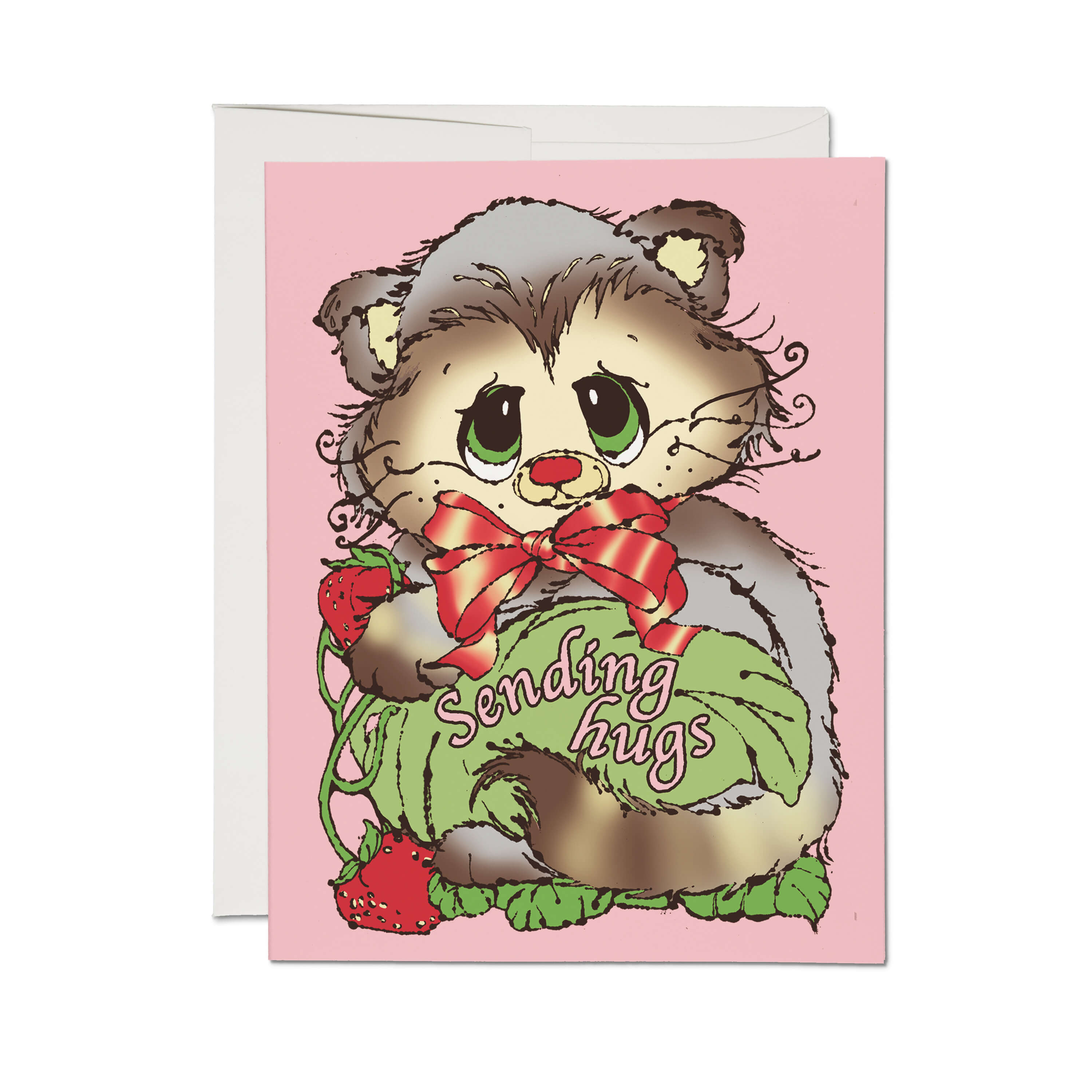 Critter Hugs greeting card Single