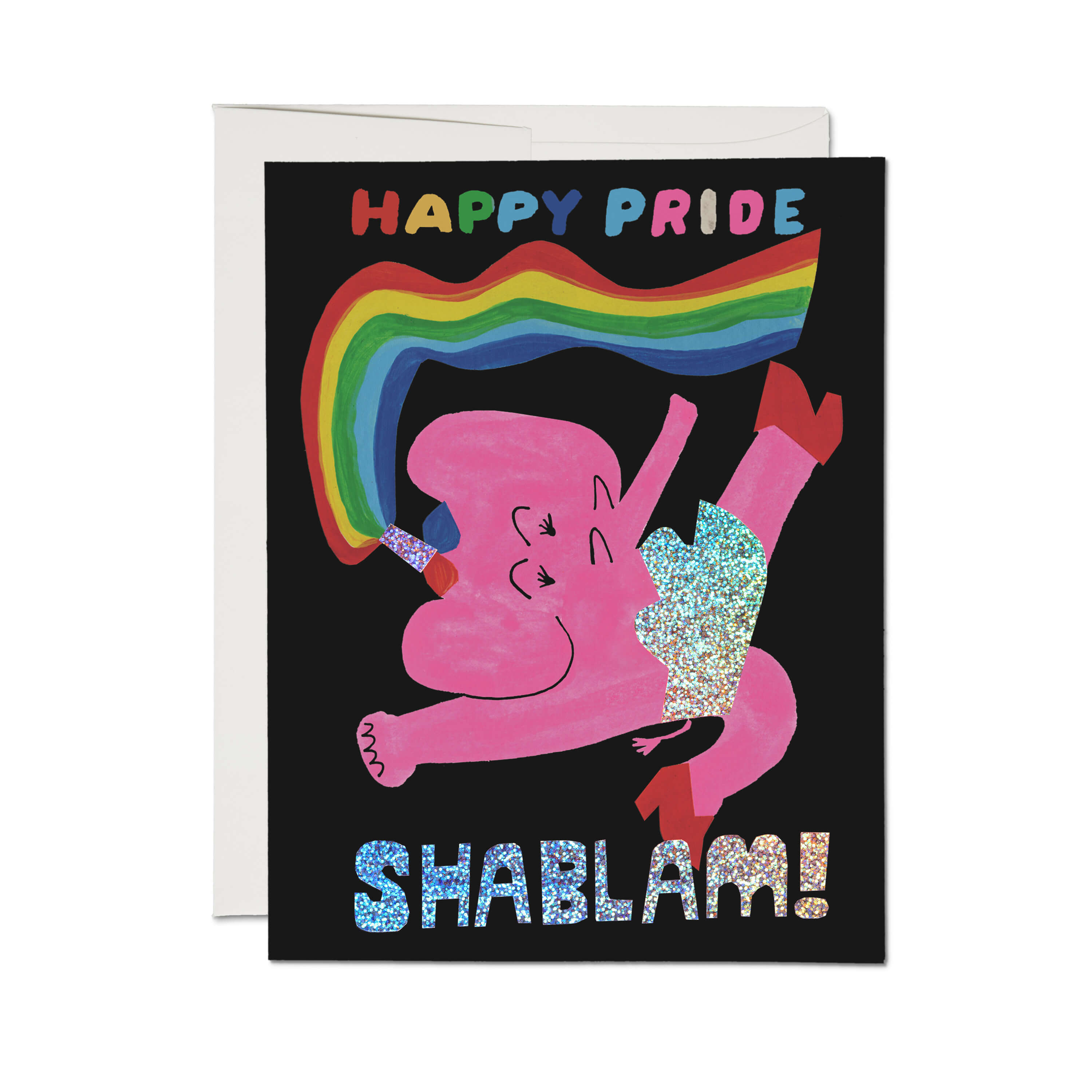 Shablam greeting card Single