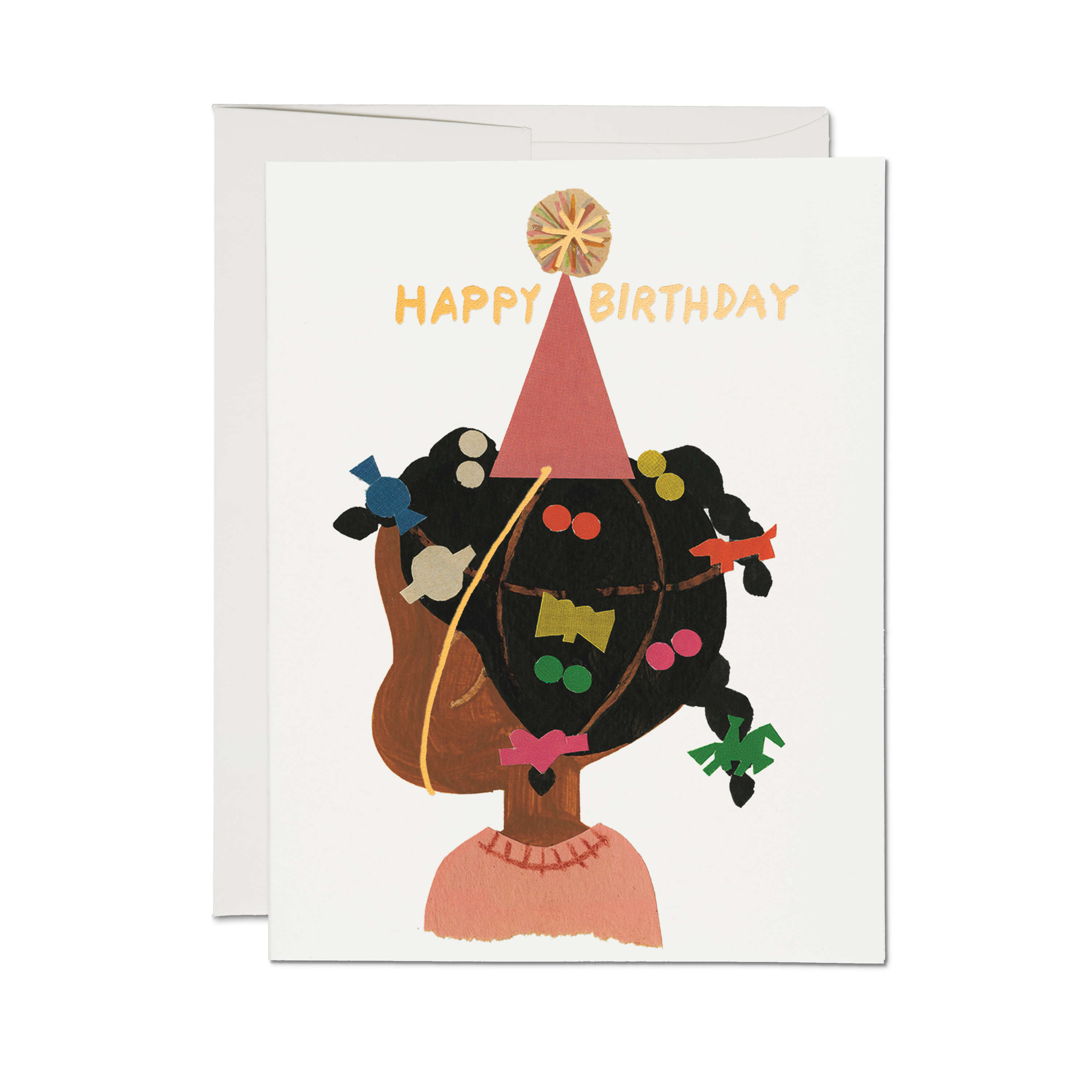 Birthday Barrettes greeting card Single