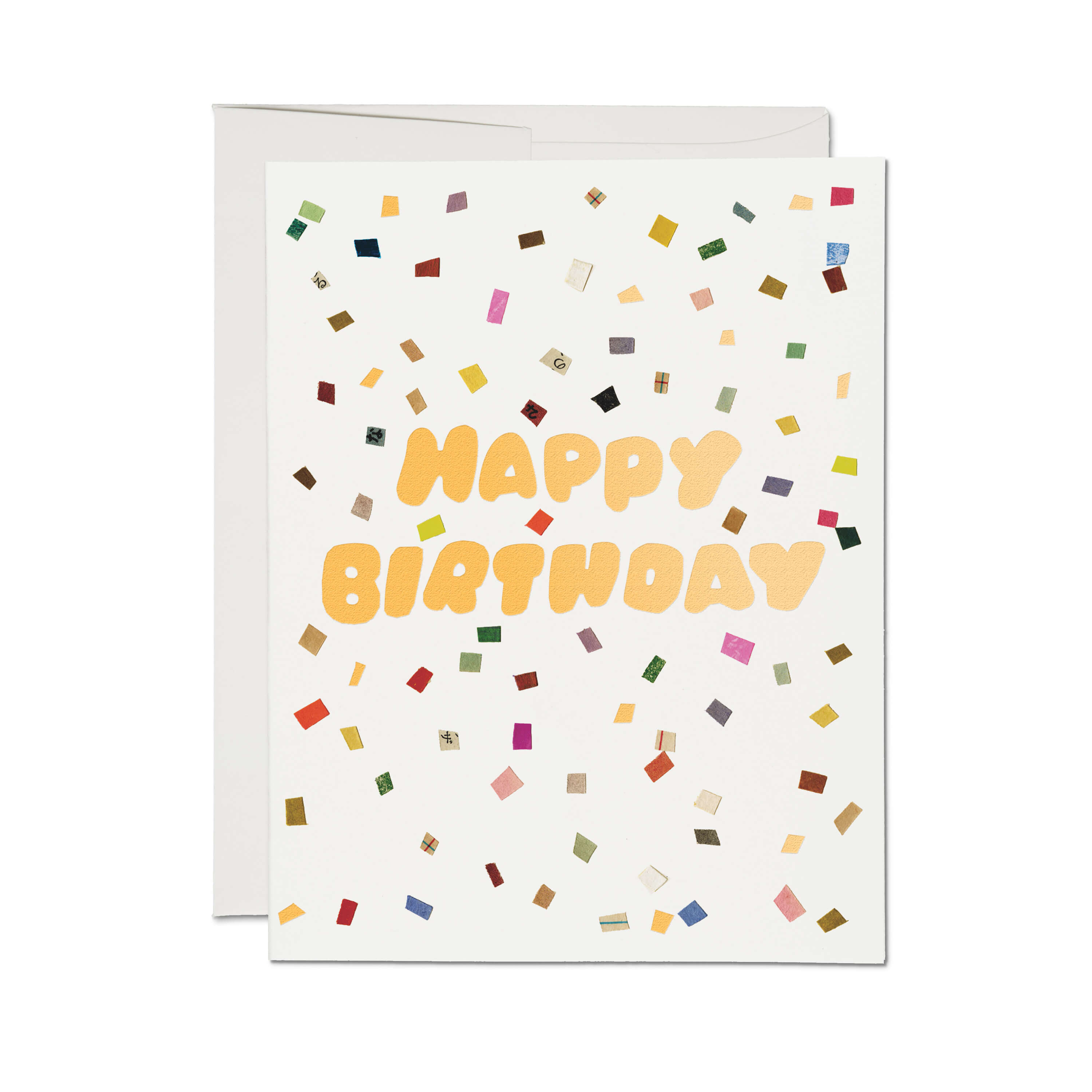 Colorful Confetti greeting card Single