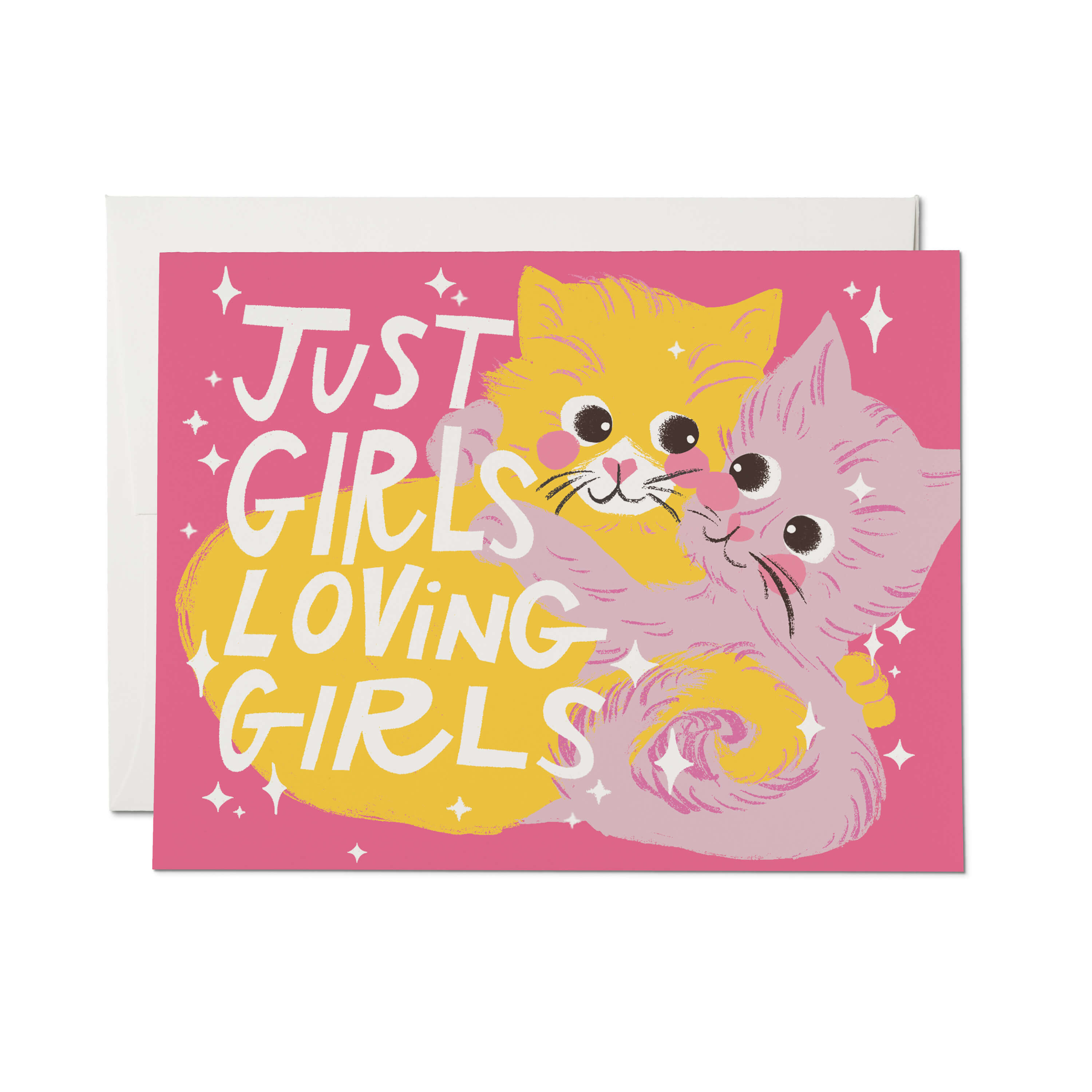 Just Girls greeting card Single