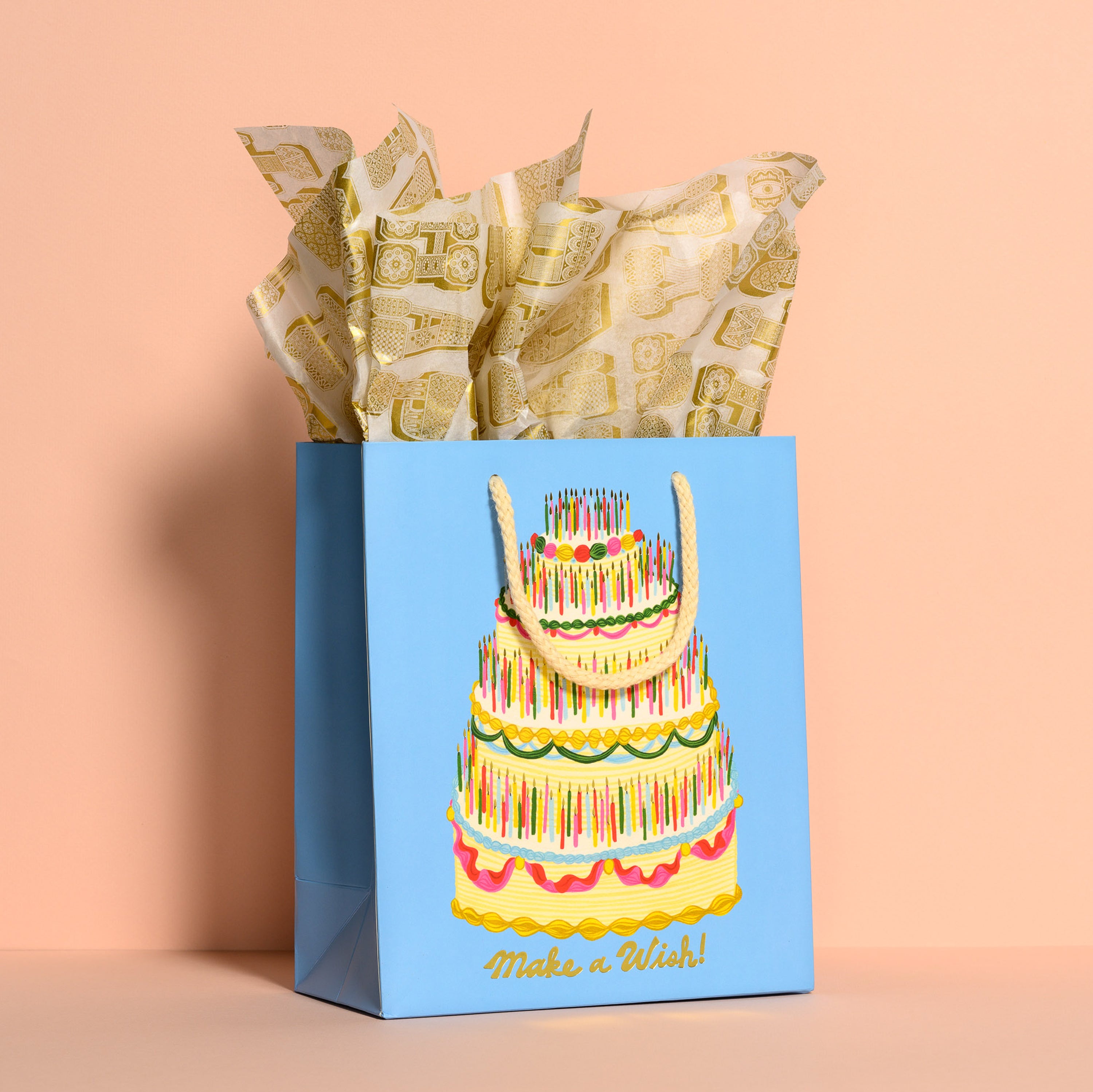 B-day Typography tissue paper