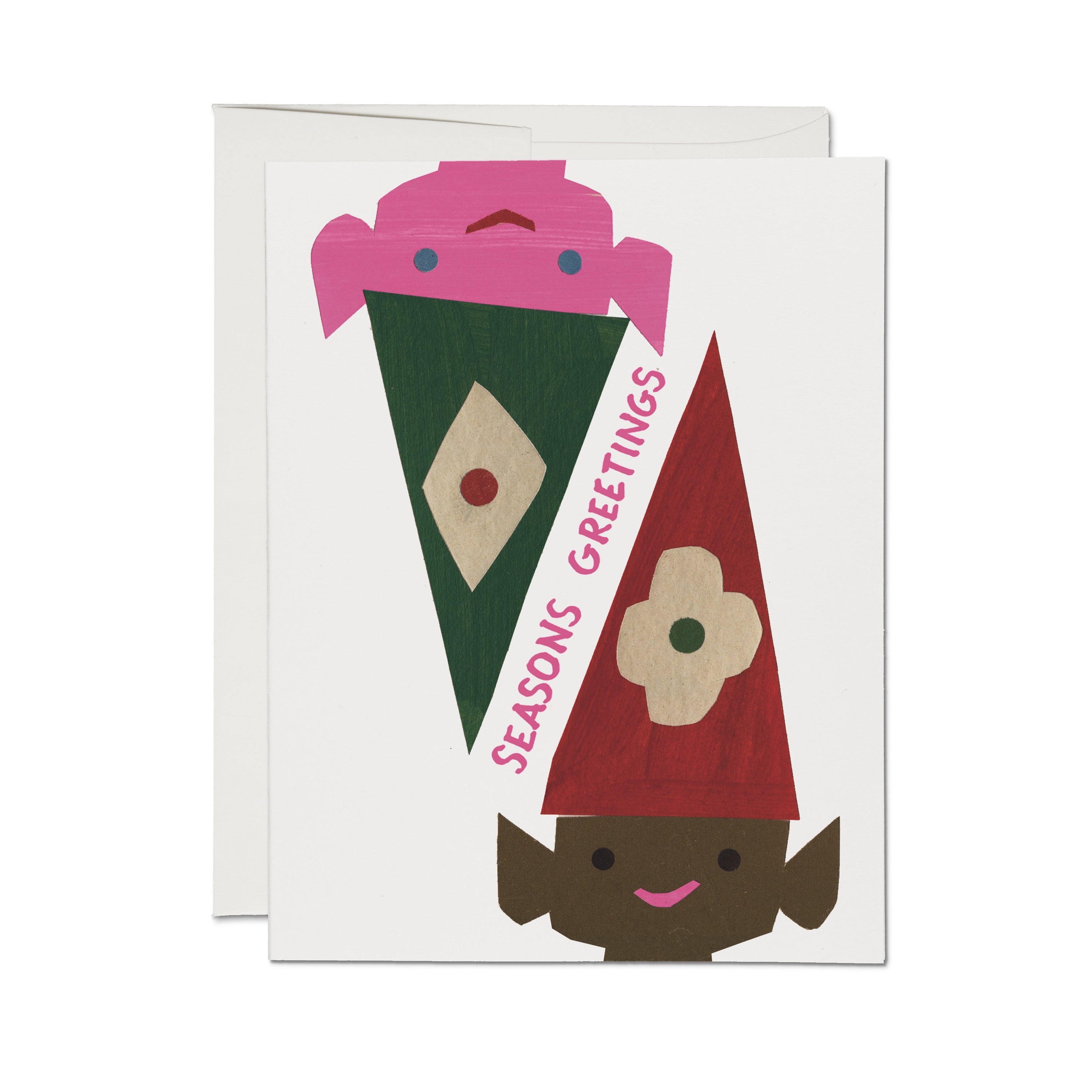 Elves greeting card Single