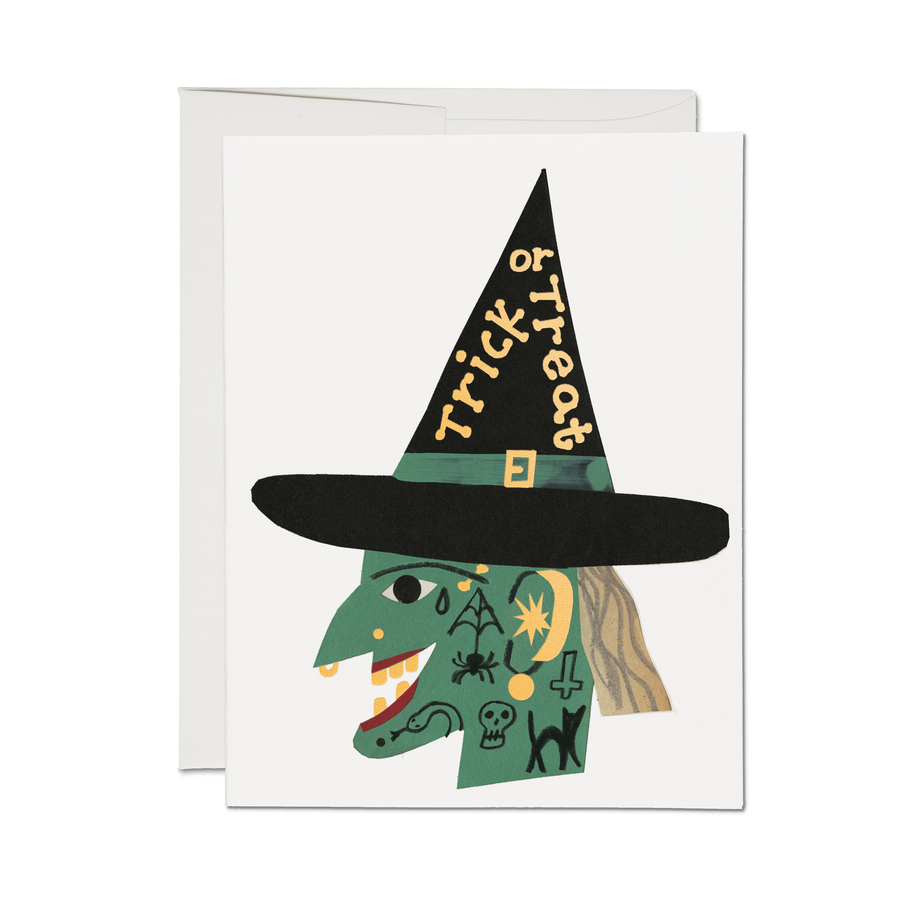 Cool Witch greeting card Single