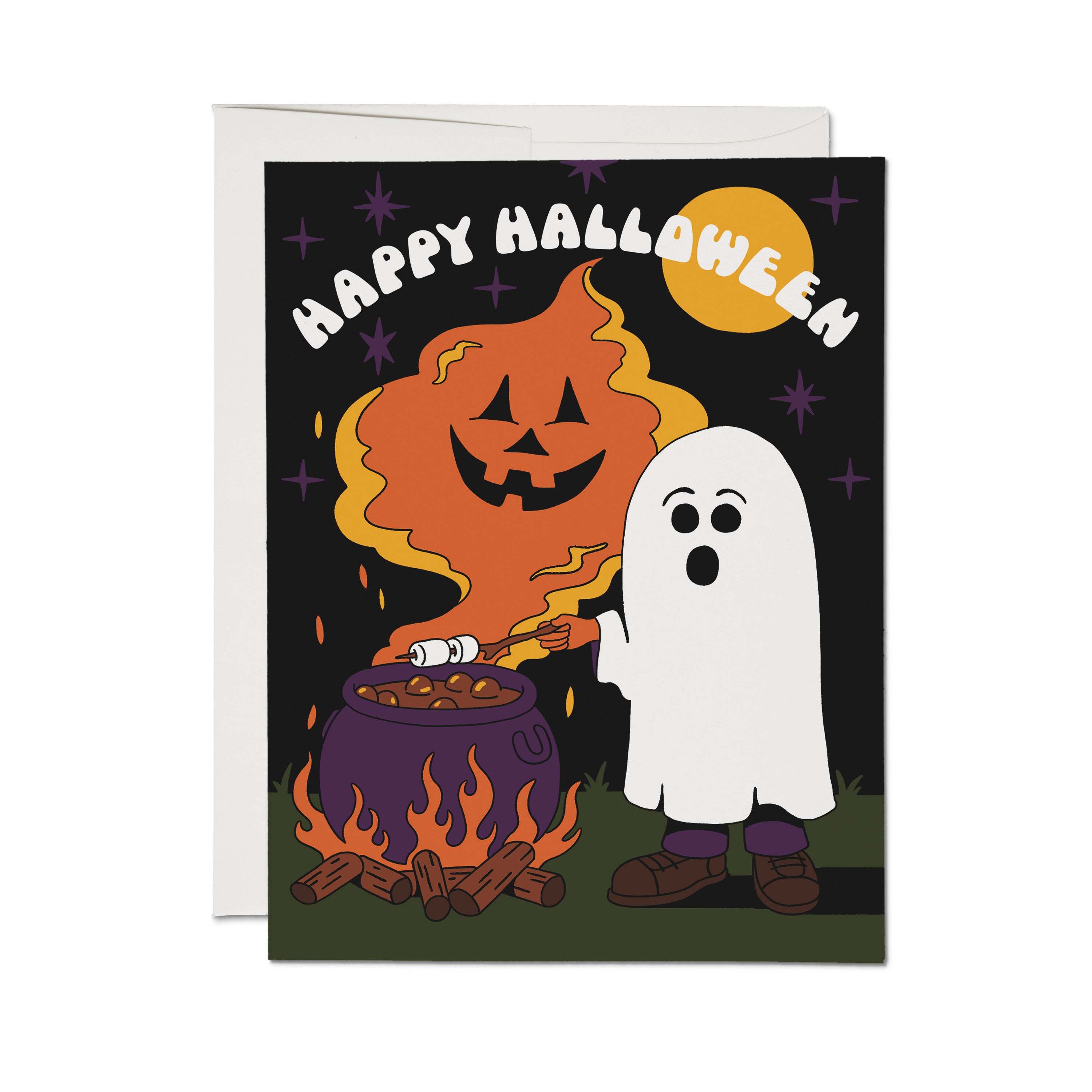Spooky S&#39;mores greeting card Single
