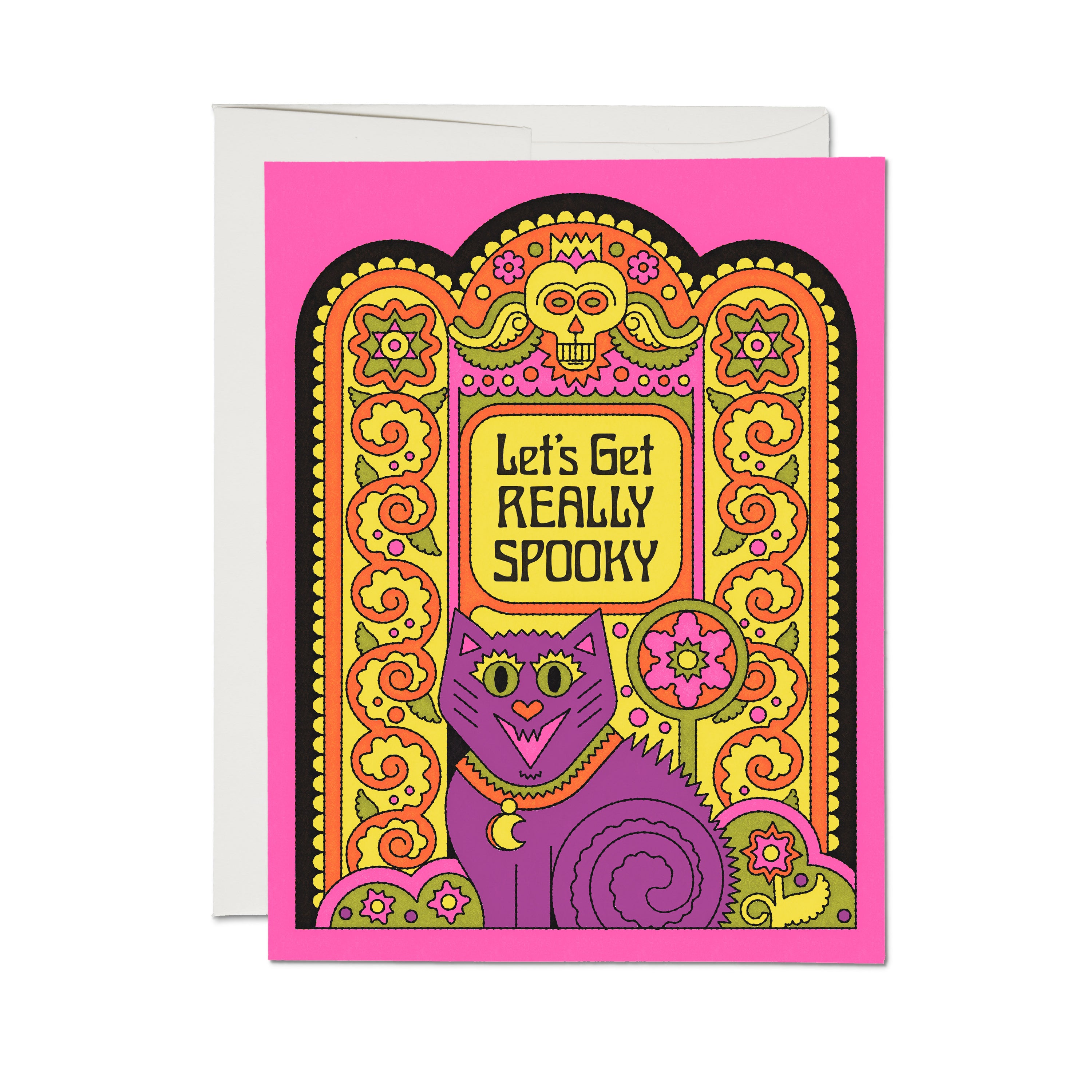 Let's Get Spooky greeting card Single