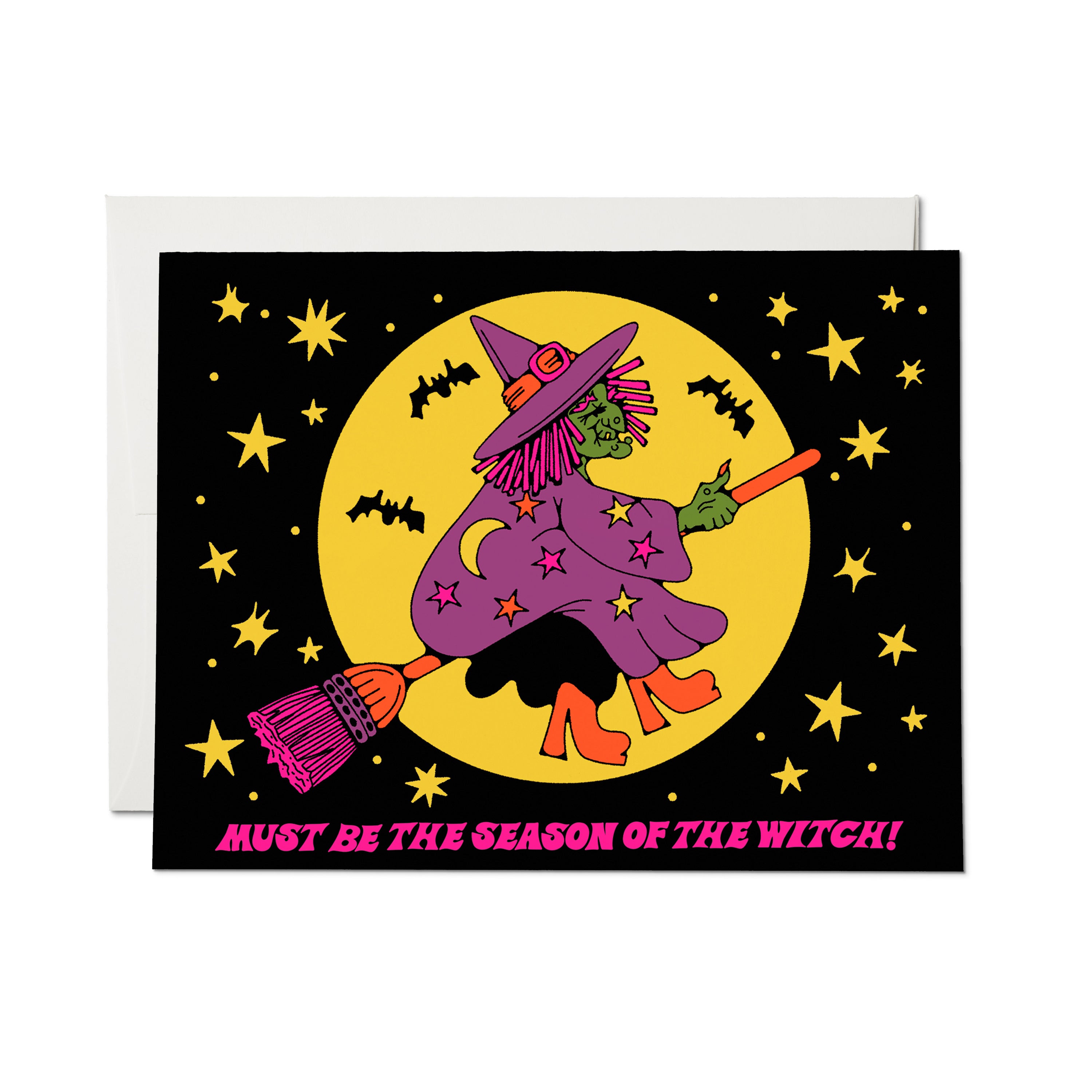 Season of the Witch greeting card Single