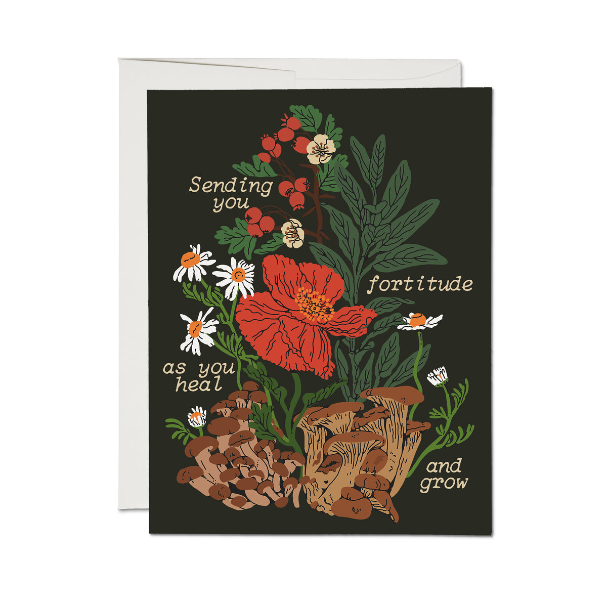 Fortitude greeting card – Red Cap Cards