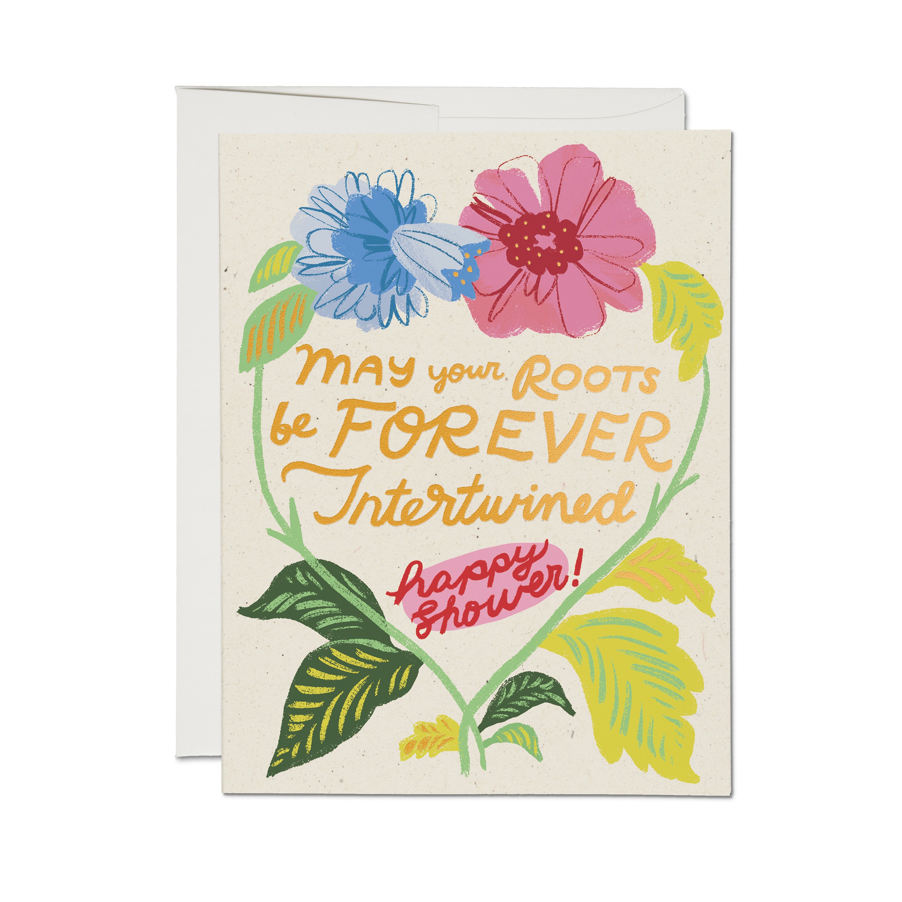 Forever Intertwined greeting card – Red Cap Cards