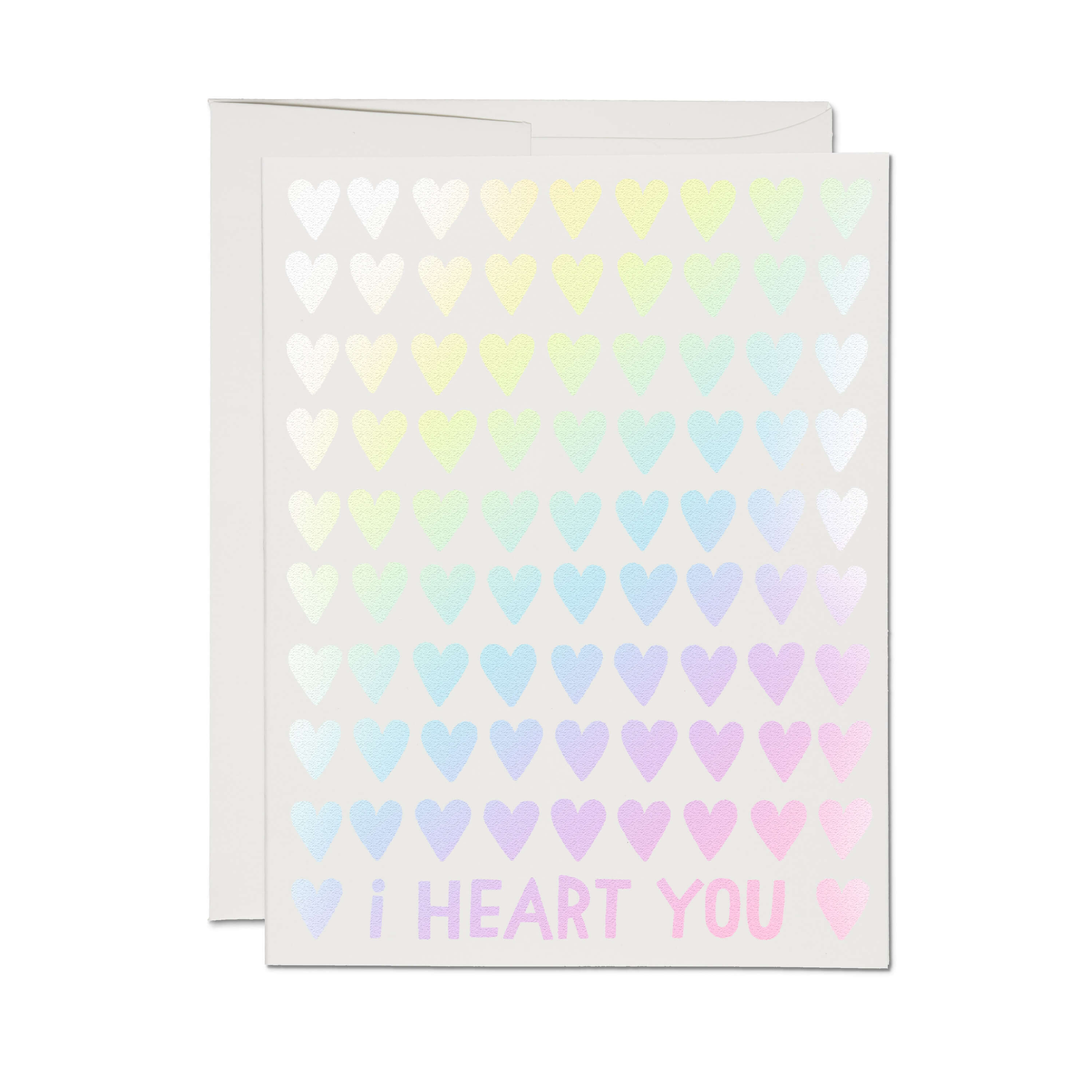 Lots of Hearts greeting card Single