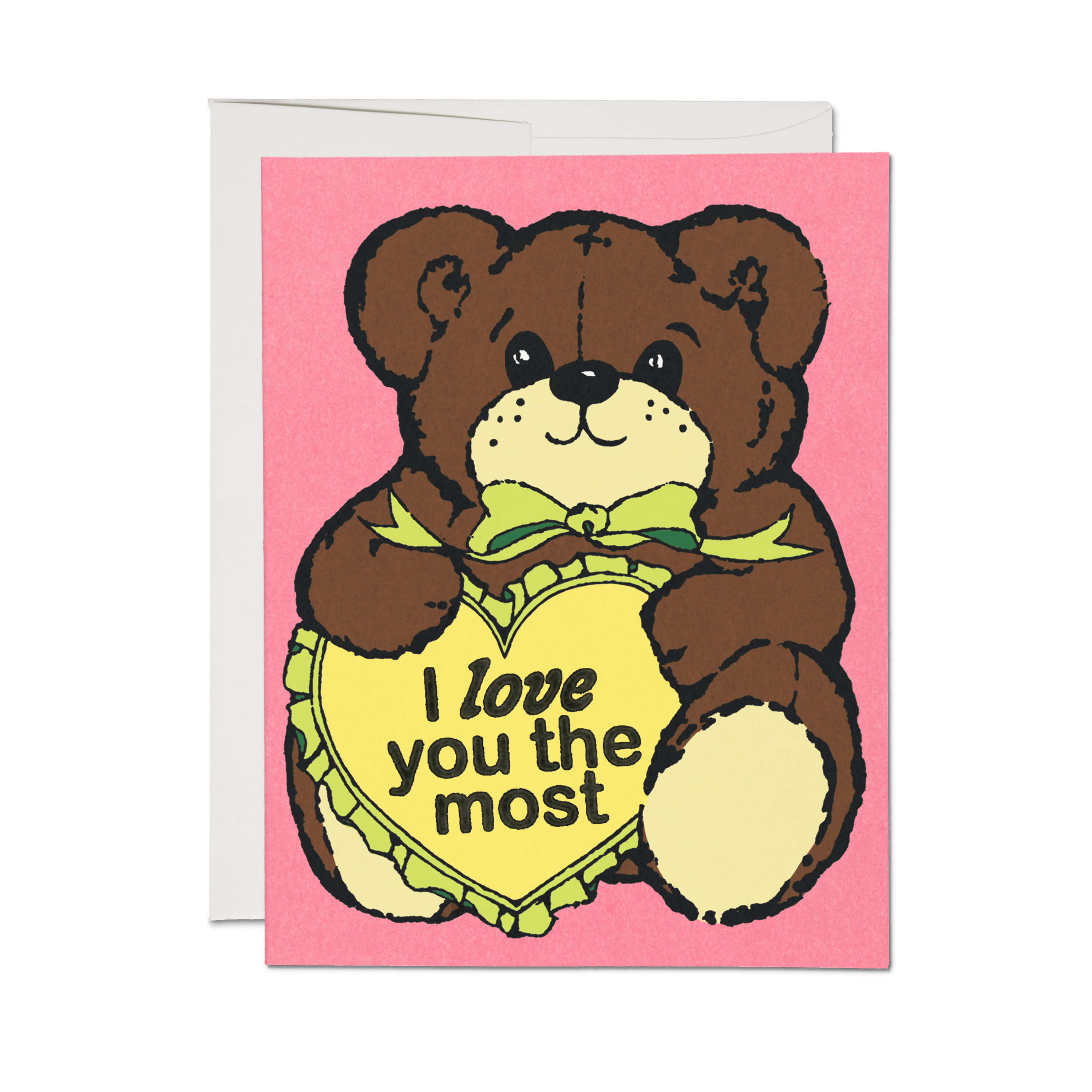 Love You the Most greeting card Single