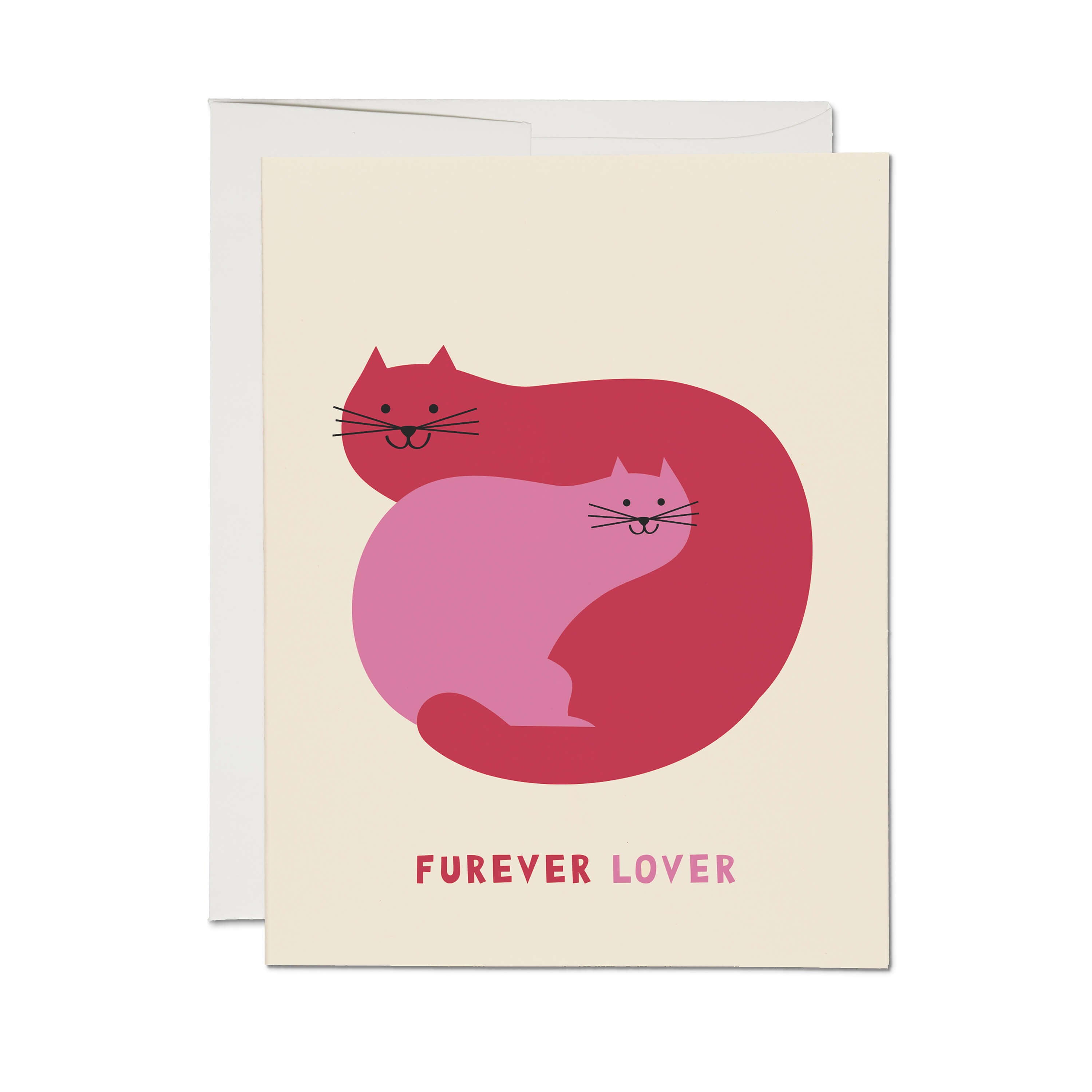 Furever Lover greeting card Single