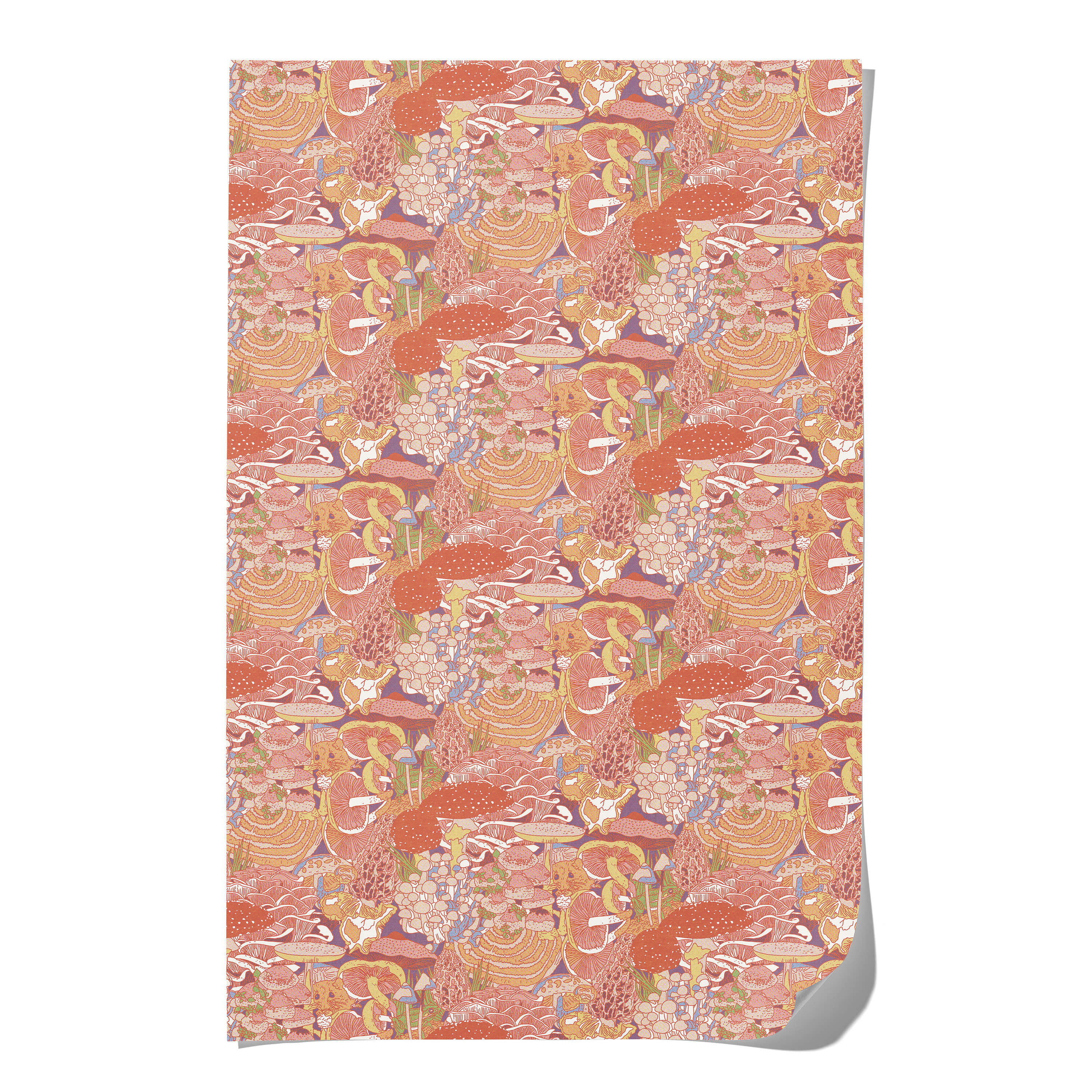 Mystical Fungi Forest wrapping paper