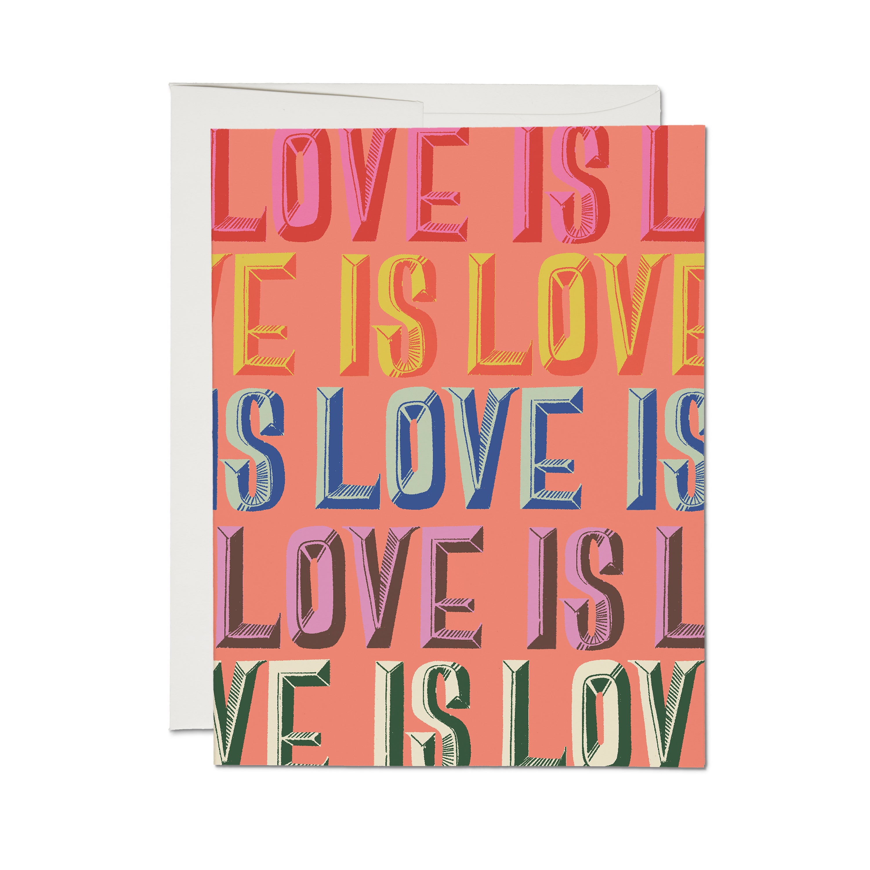 Love Is Love greeting card