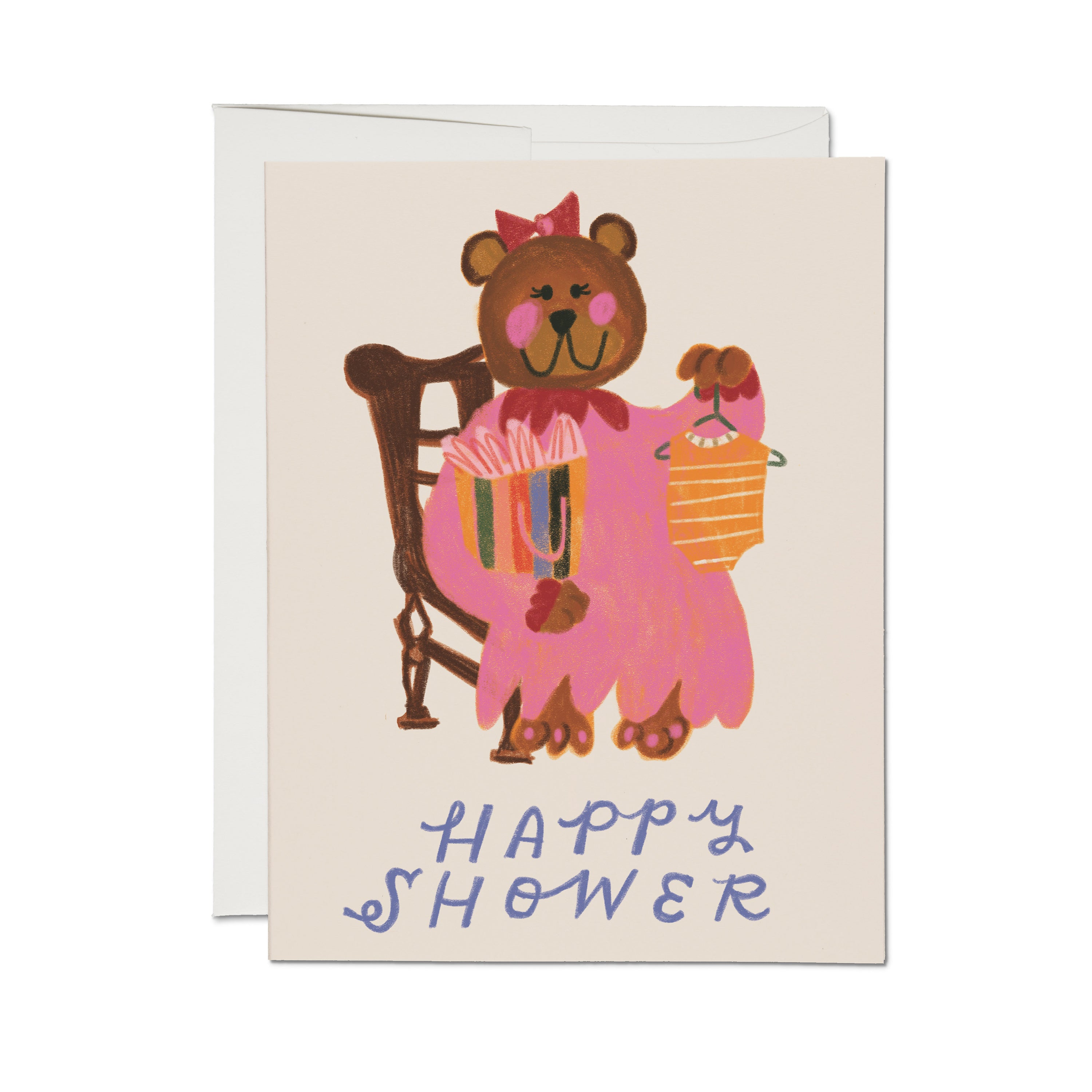 Mama Bear's Shower greeting card Single