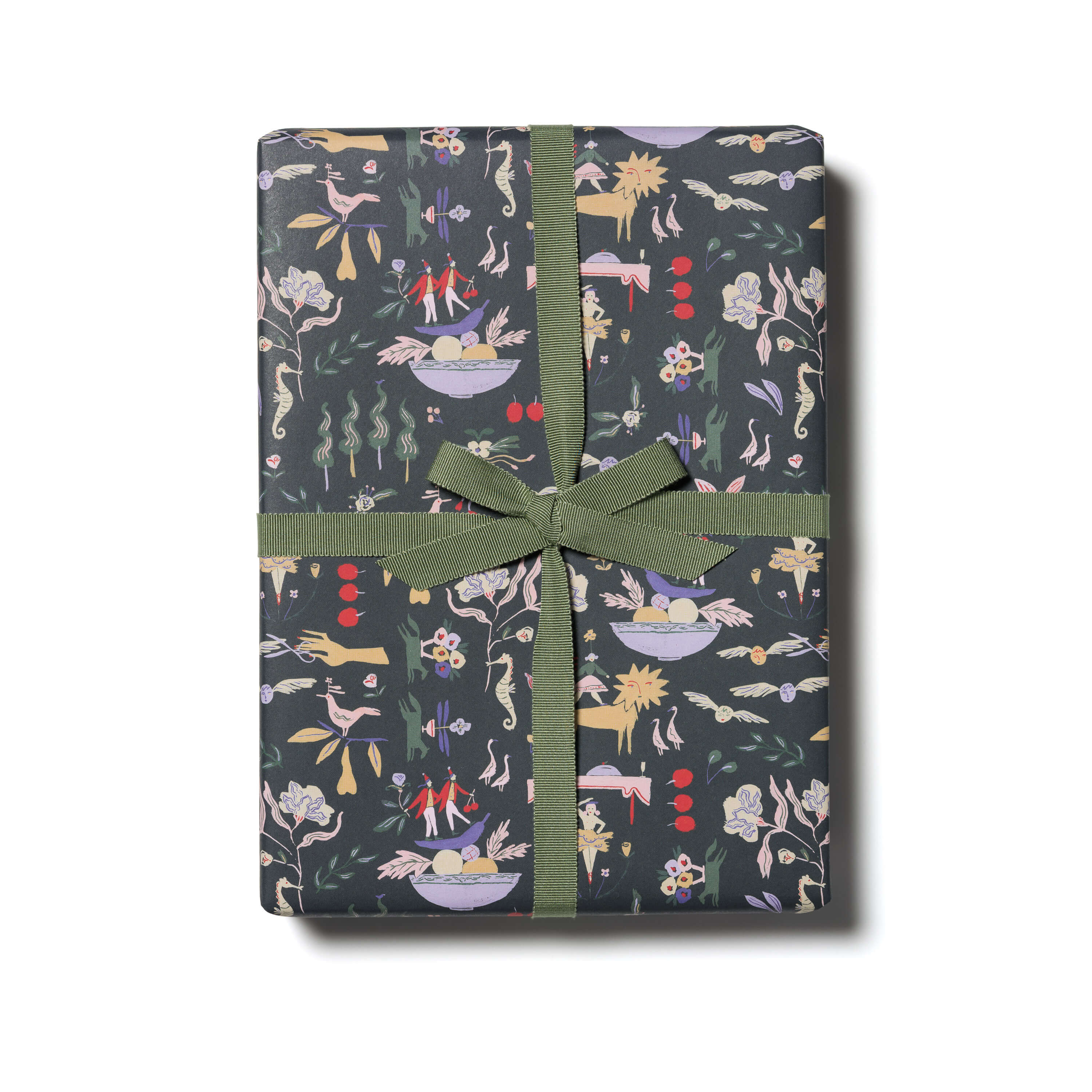 Emerald Holiday wrapping paper Single