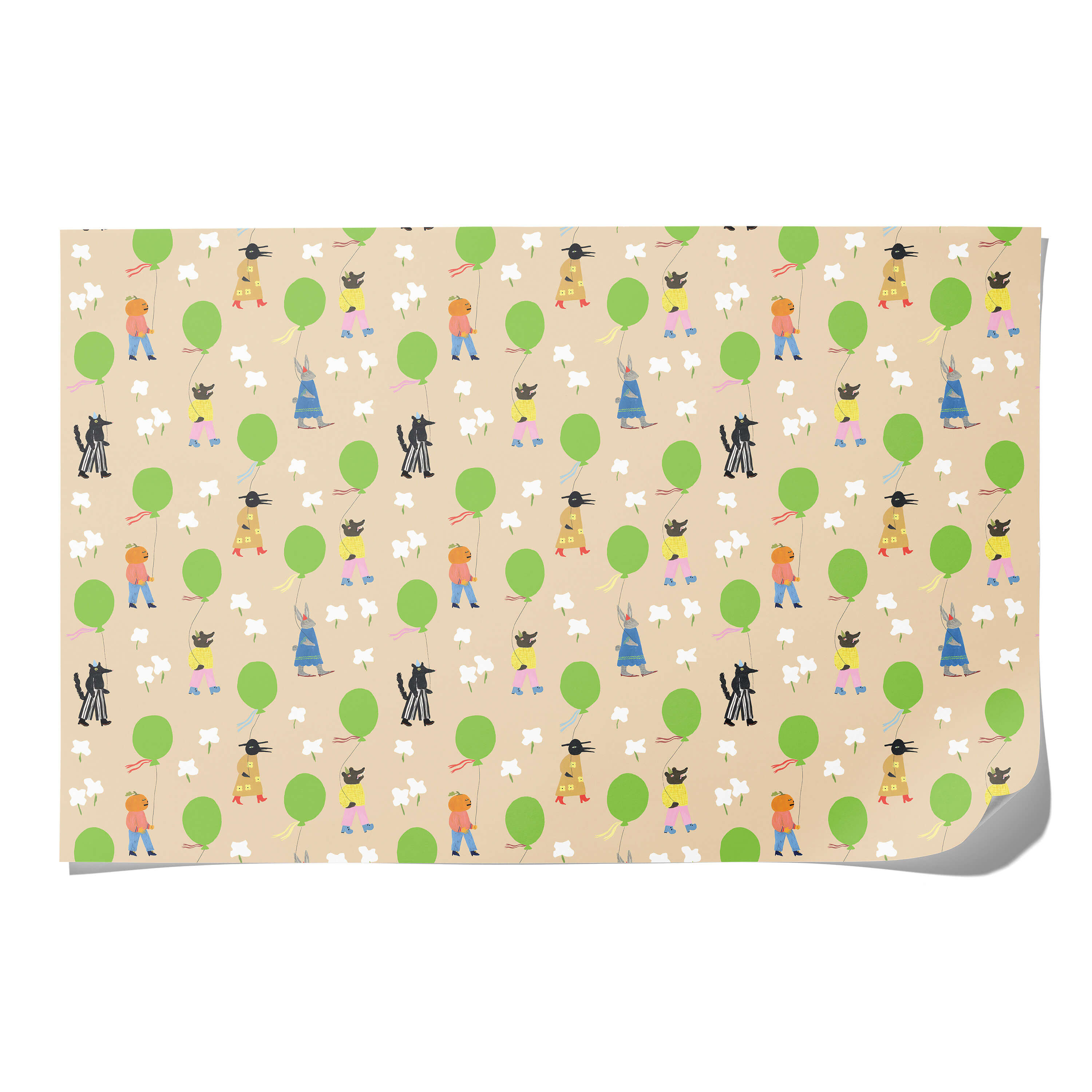 Birthday March wrapping paper Single