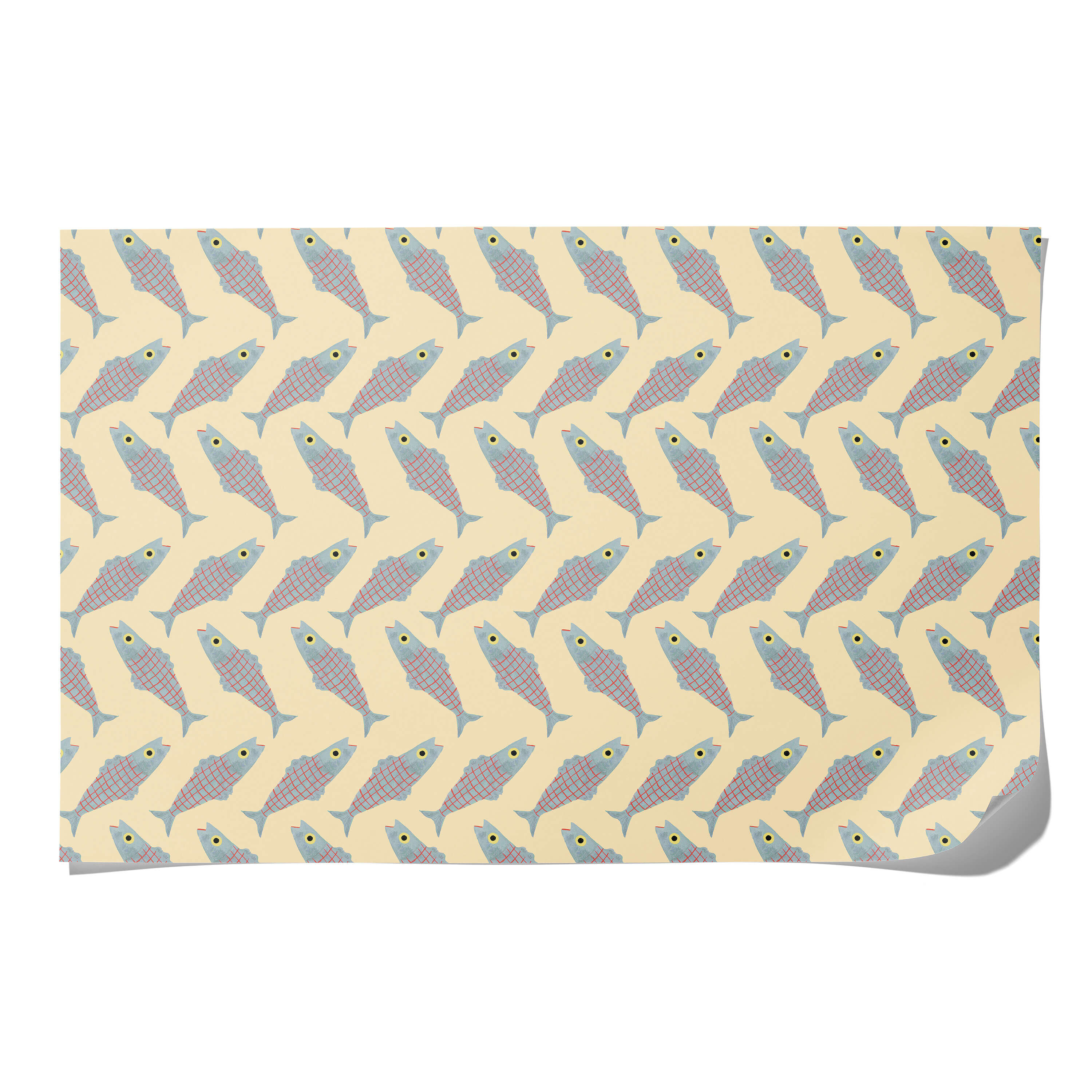 Herring wrapping paper Single