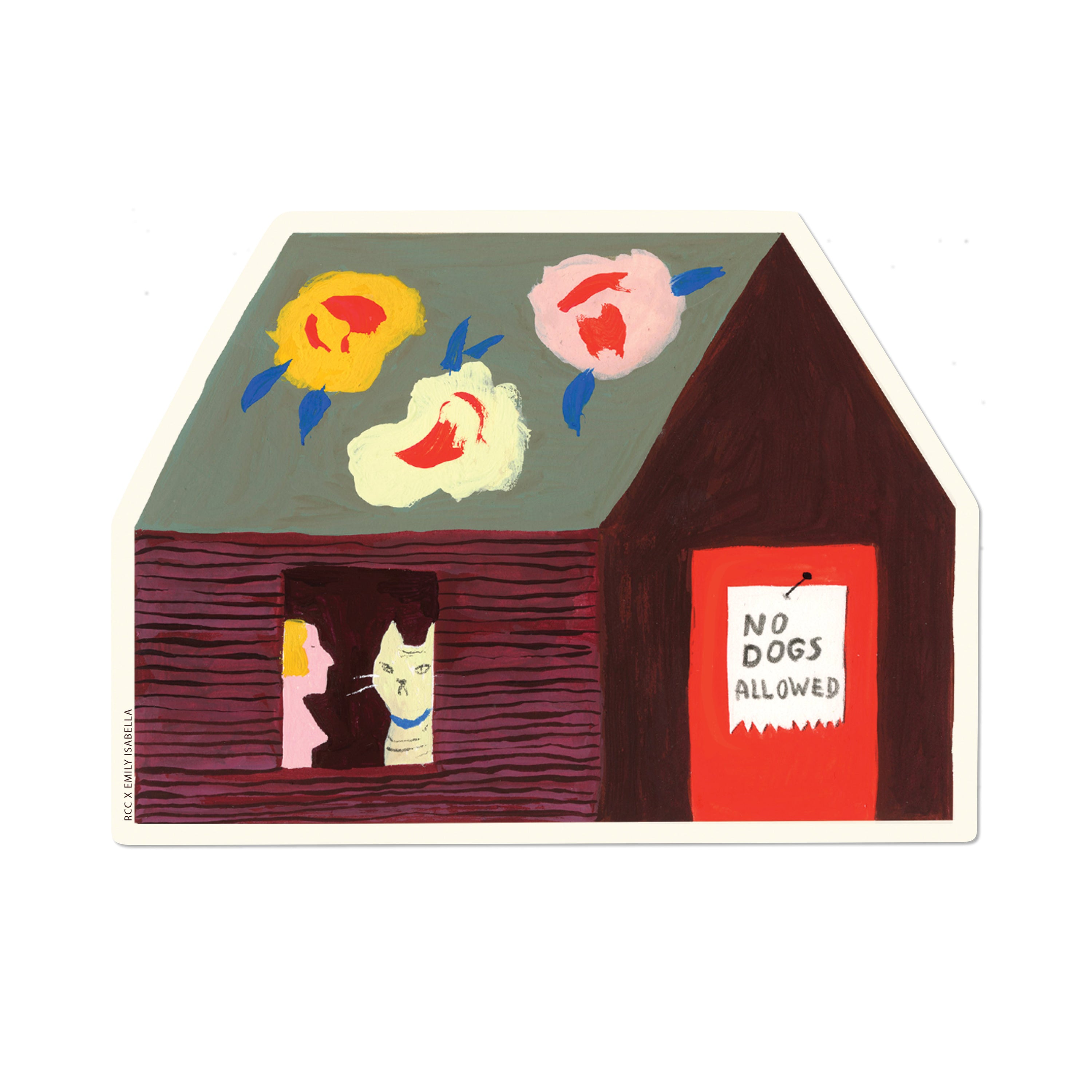 No Dogs sticker