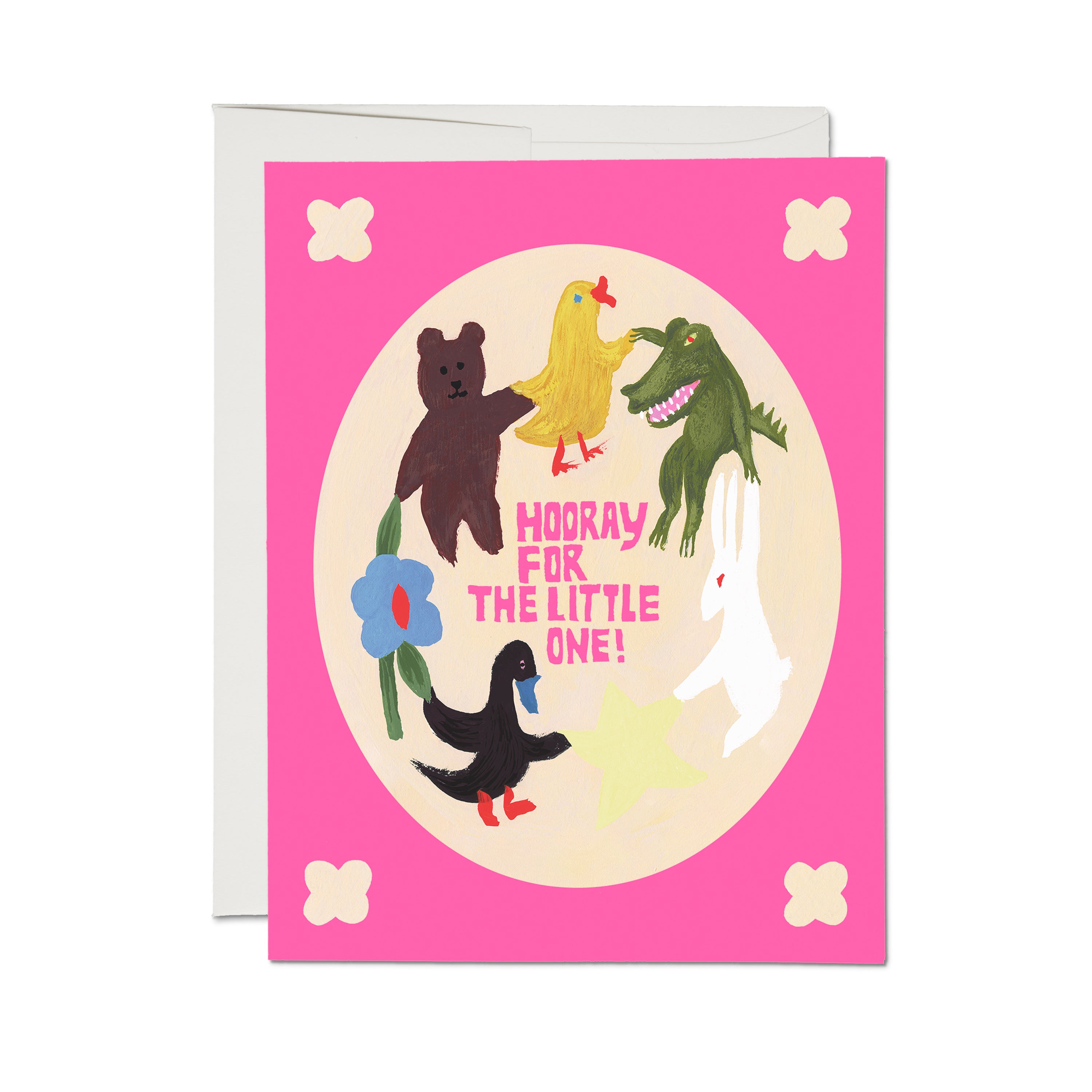 Hooray Little One greeting card Single