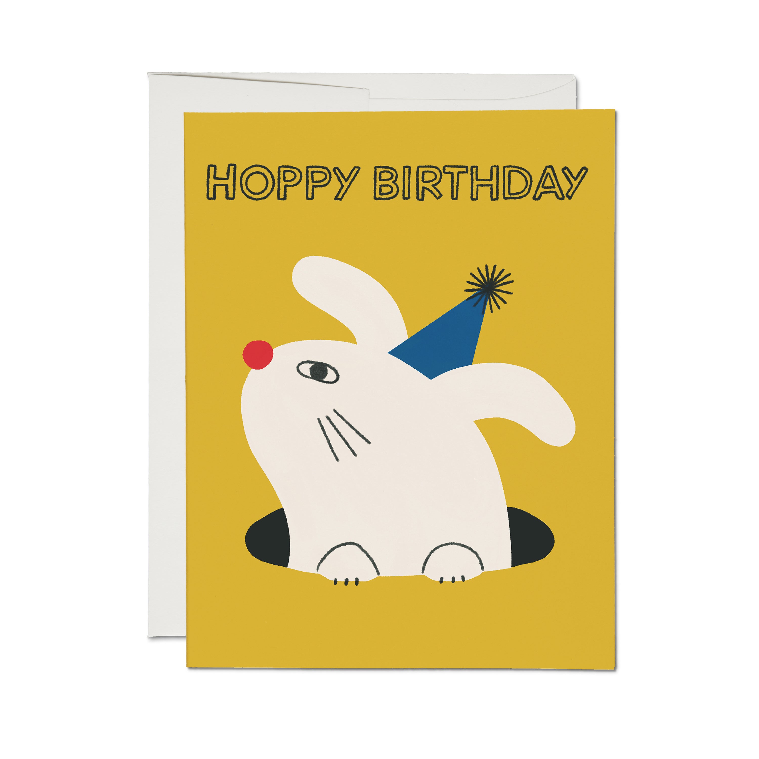 Hoppy Birthday greeting card Single