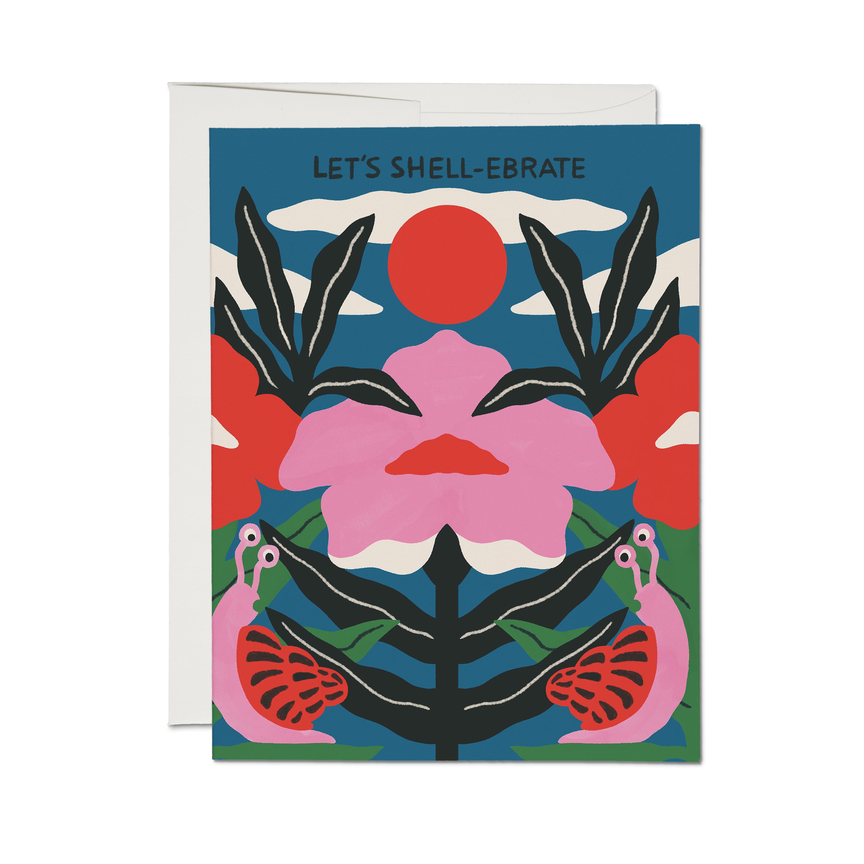 Let's Shell-ebrate greeting card Single