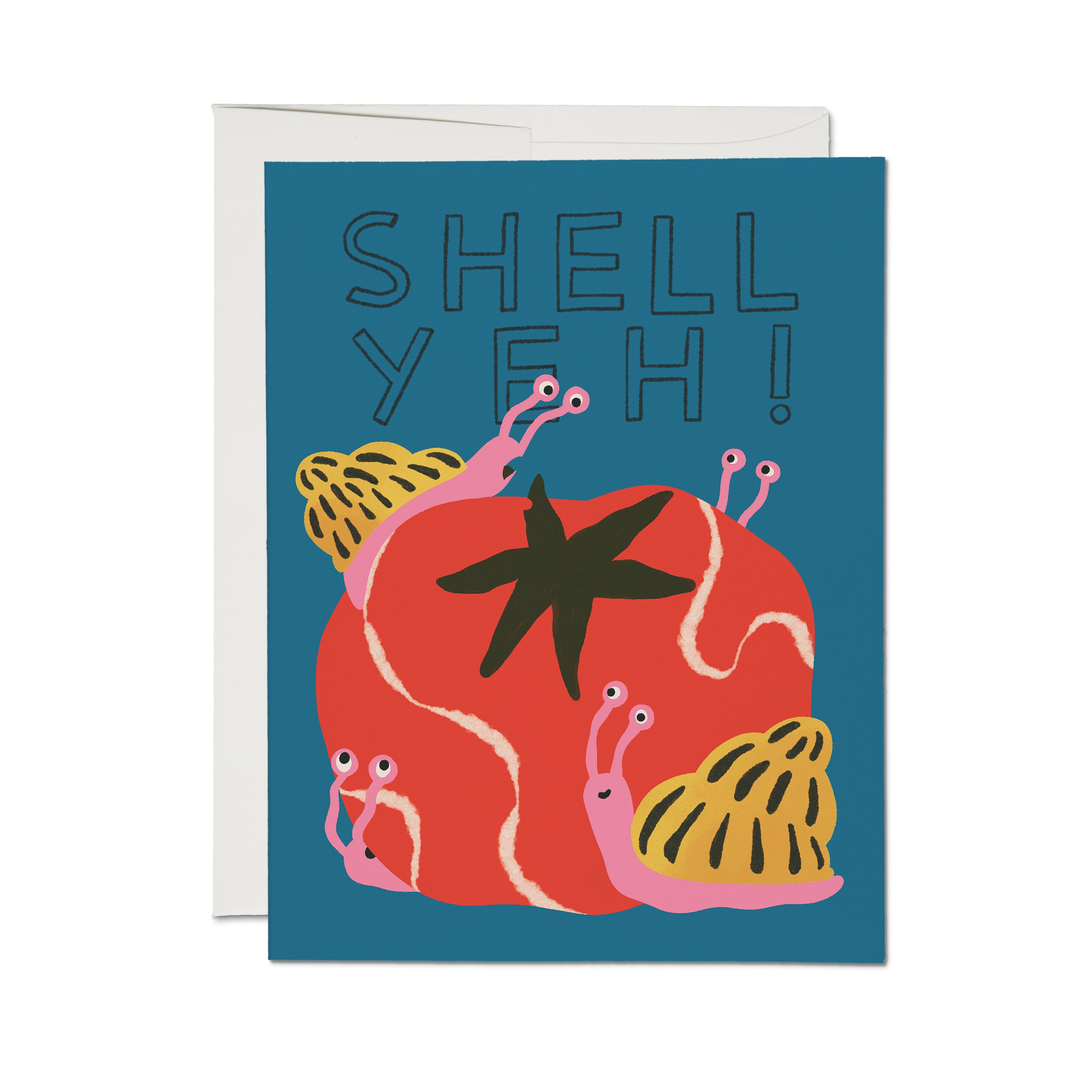 Shell Yeh greeting card – Red Cap Cards
