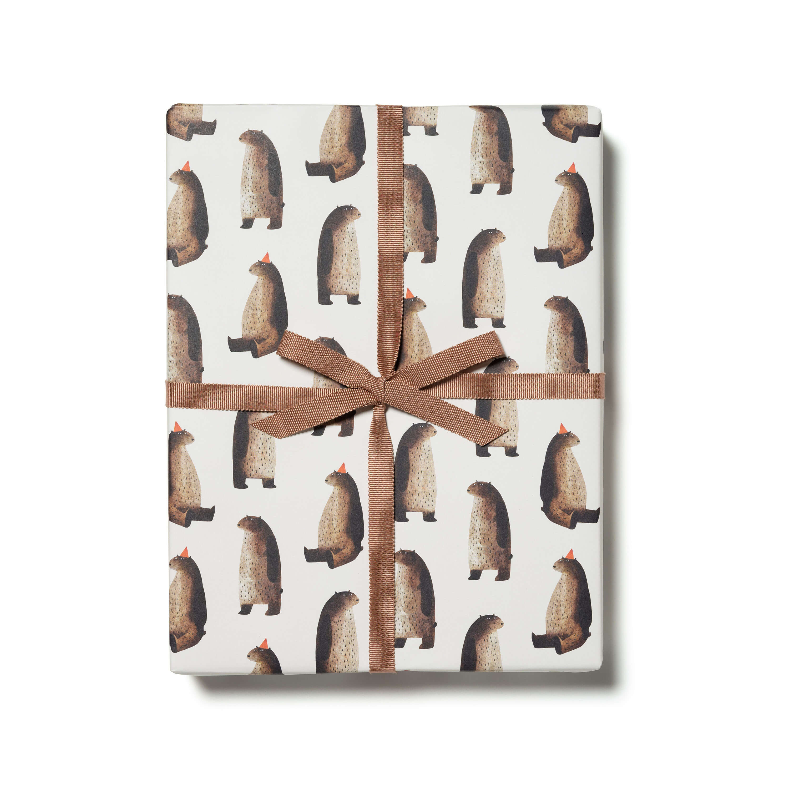 Party Bear wrapping paper SINGLE