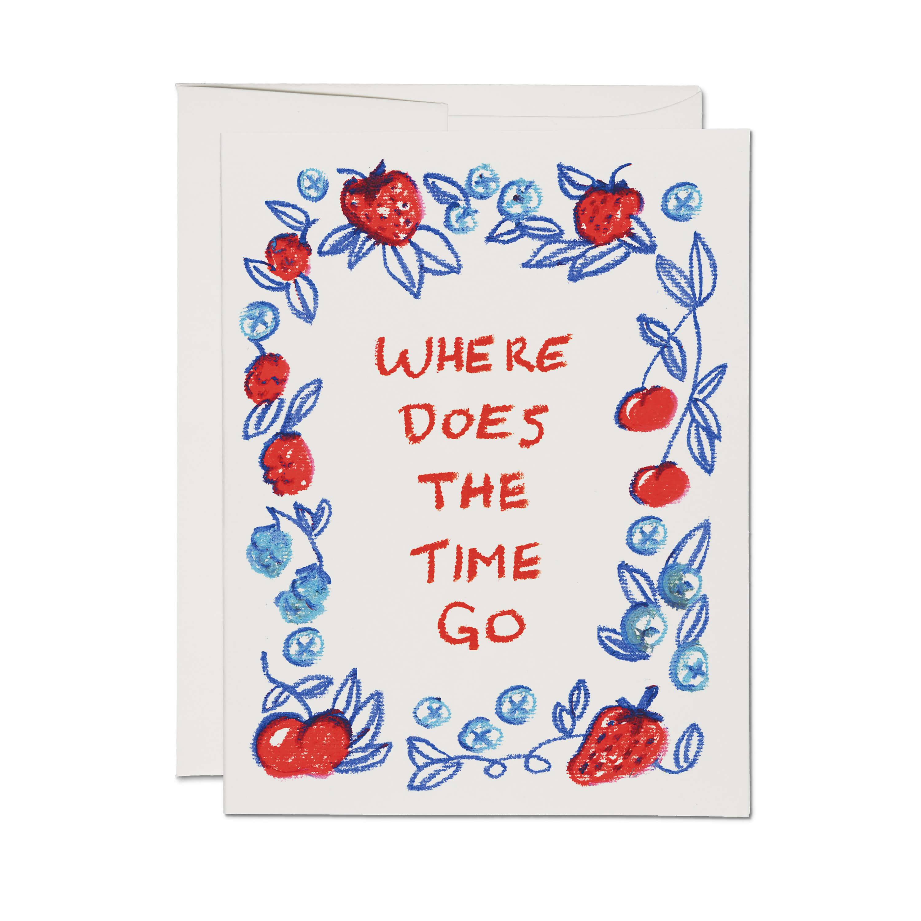Berry Time greeting card Single