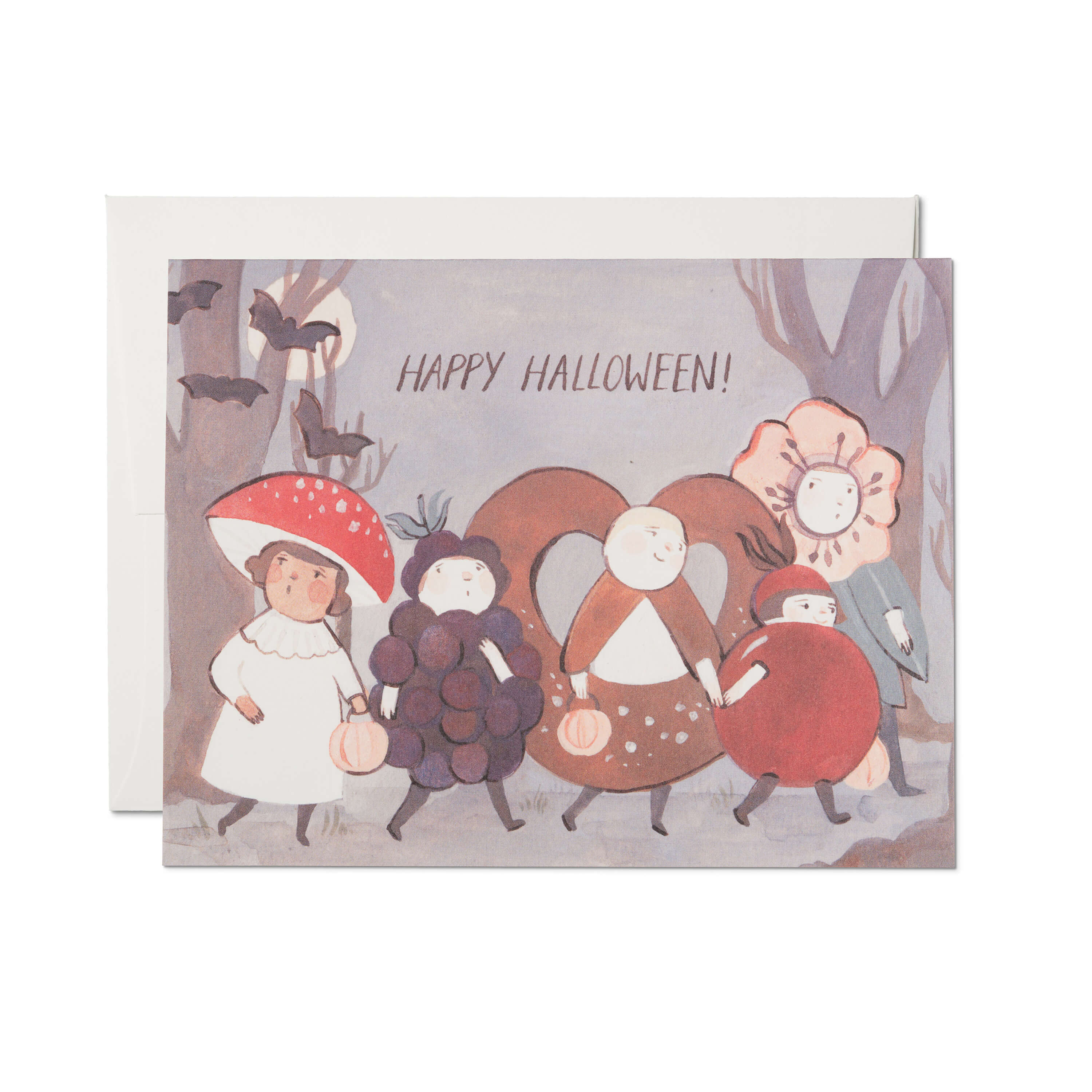 Halloween Kids greeting card Single