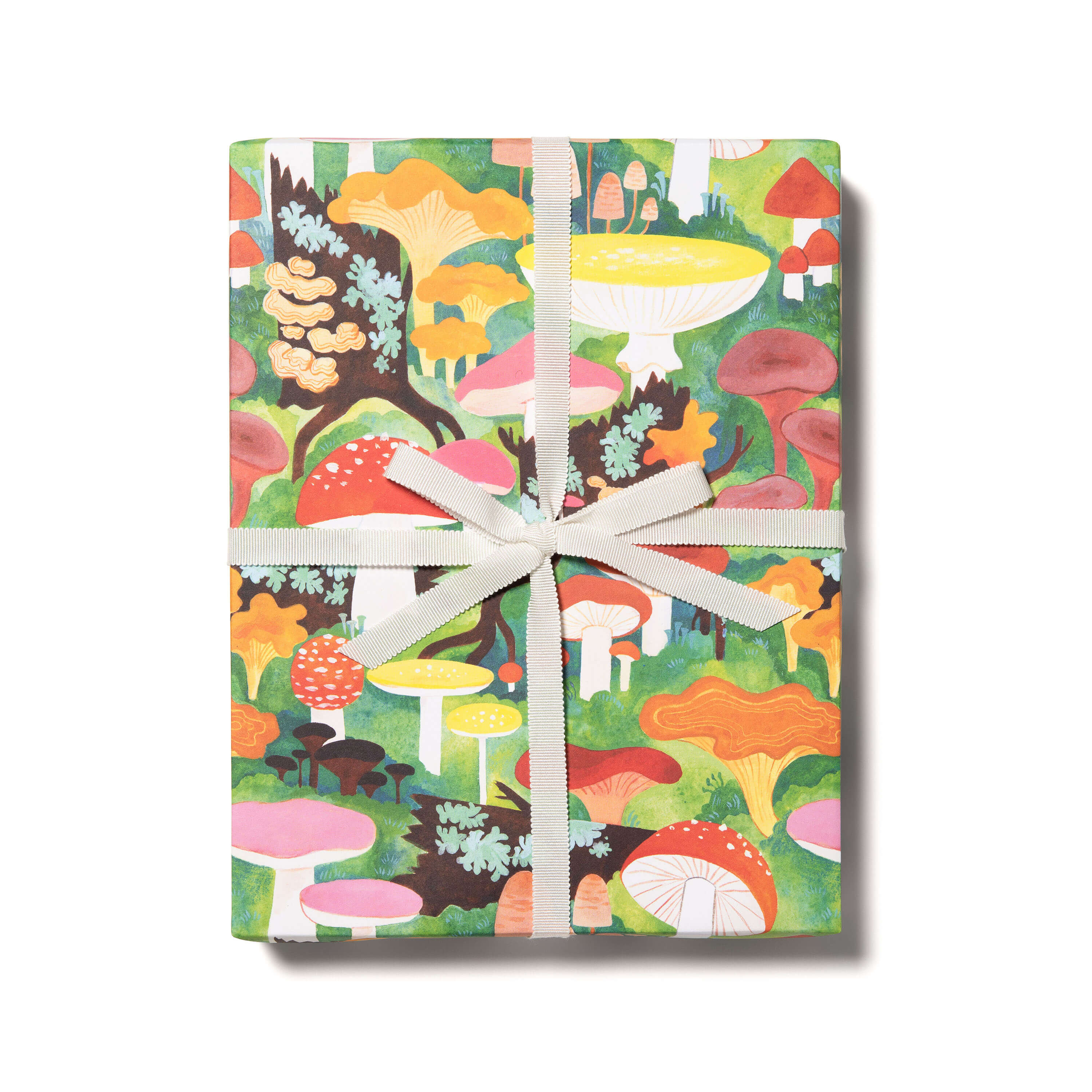 Woodland Mushrooms wrapping paper SINGLE