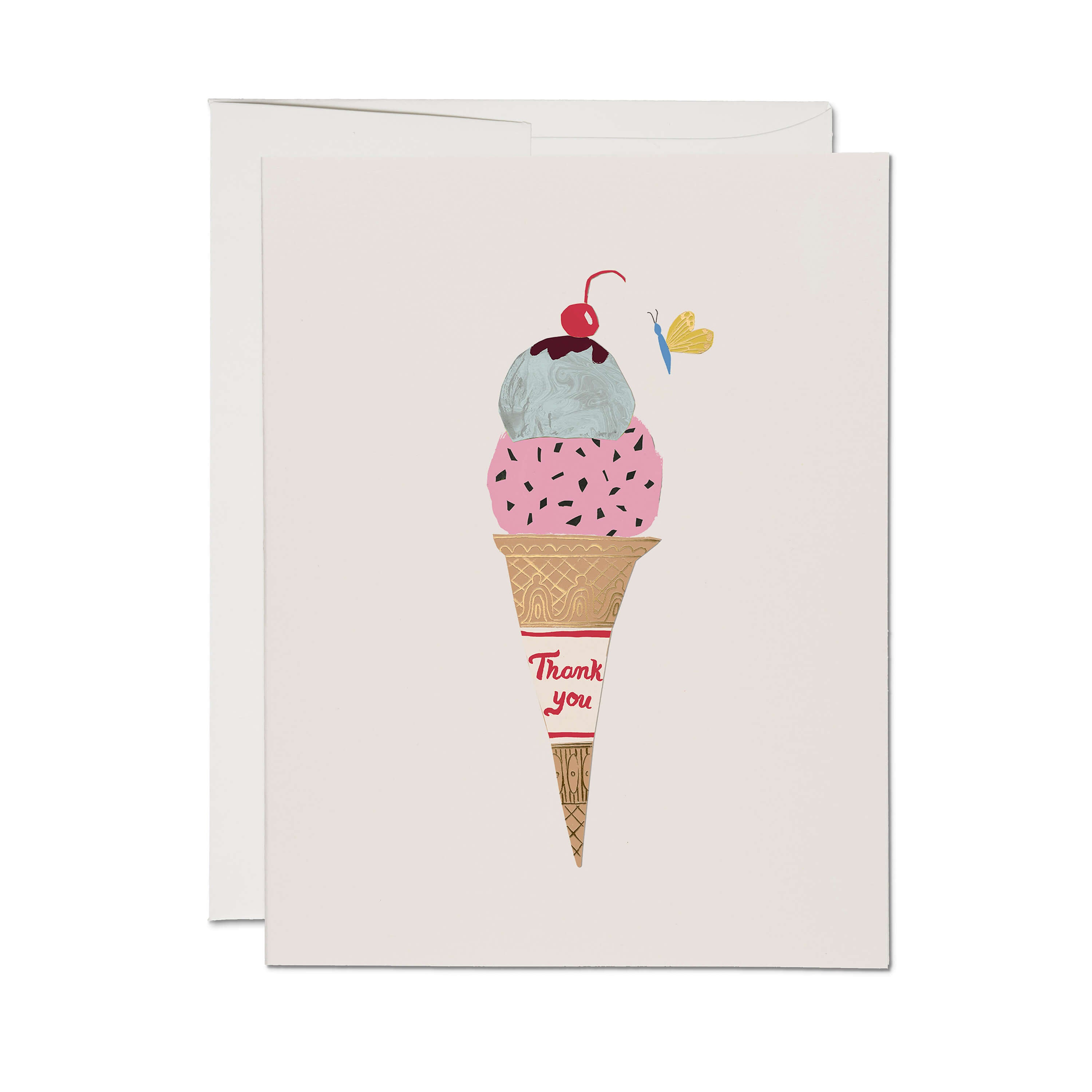 Ice Cream Cone greeting card SINGLE