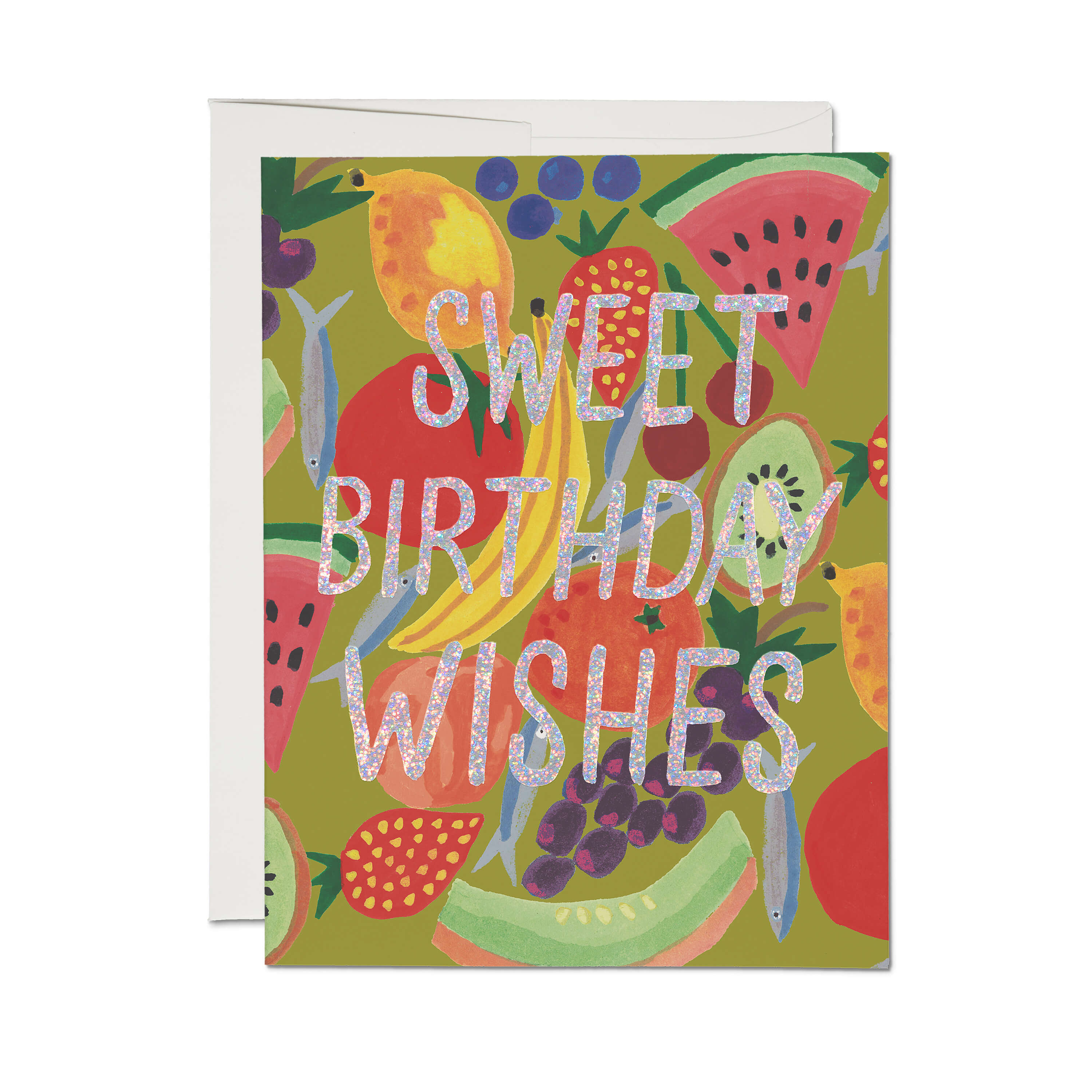 Fruity Birthday greeting card Single