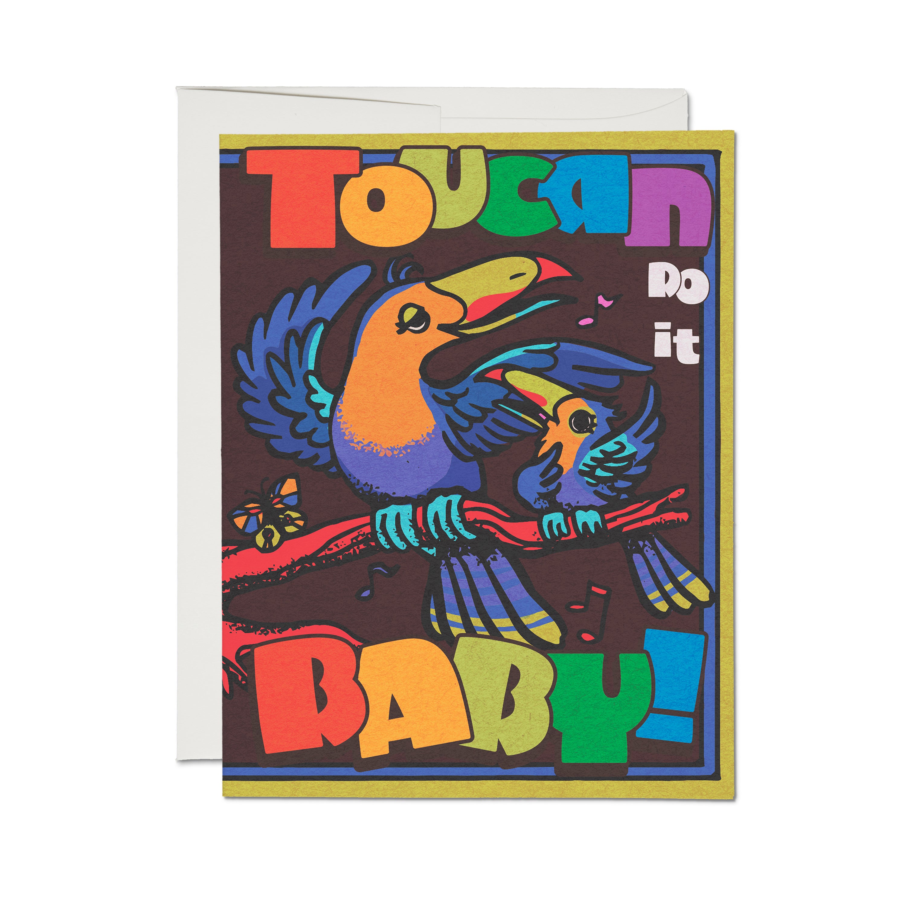 Toucan Do It greeting card Single