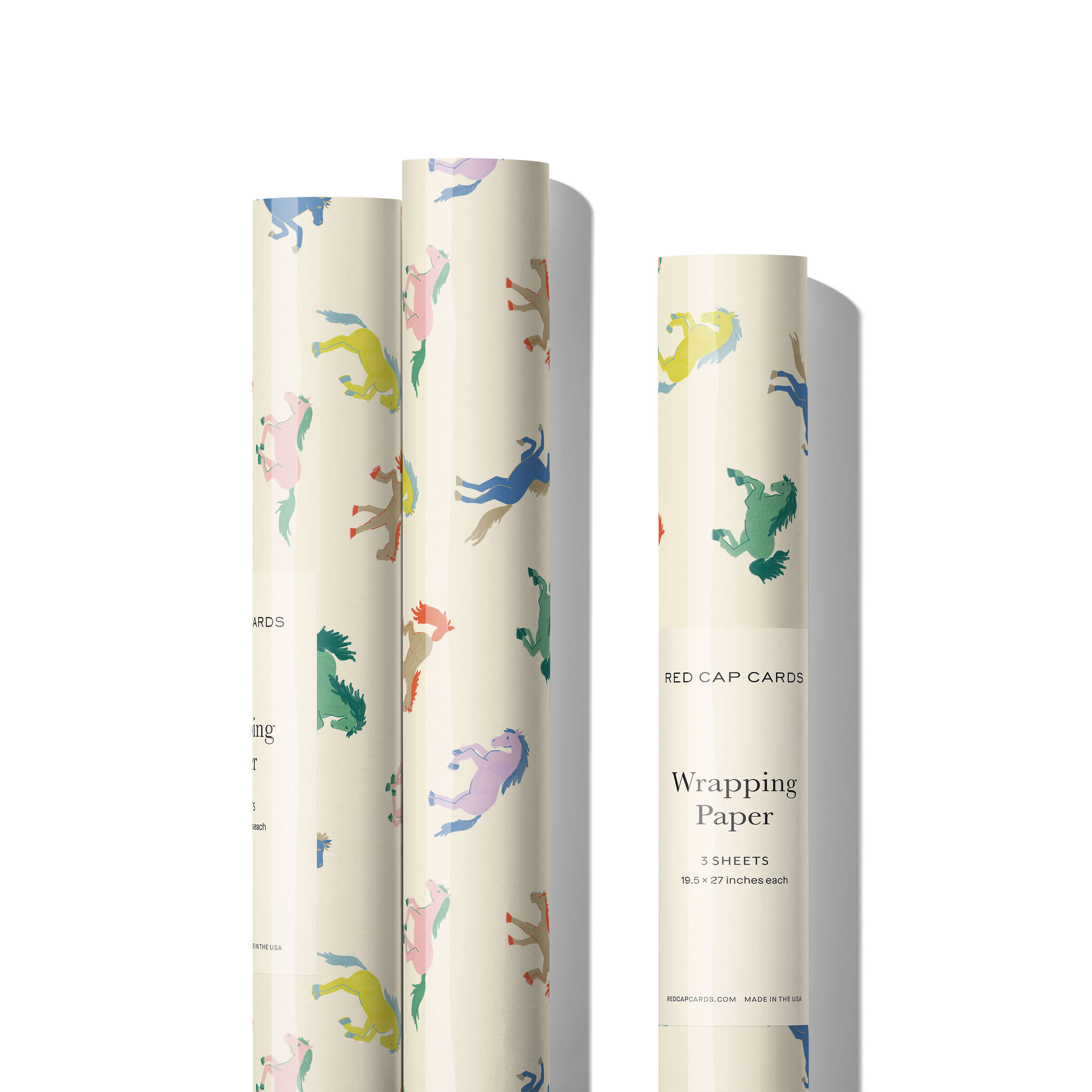 Wild Horses wrapping paper Single